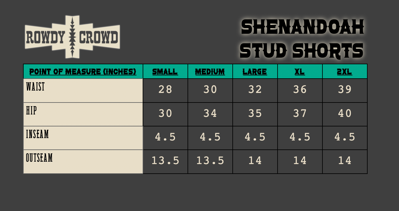 CREAM- Shenandoah Stud Shorts