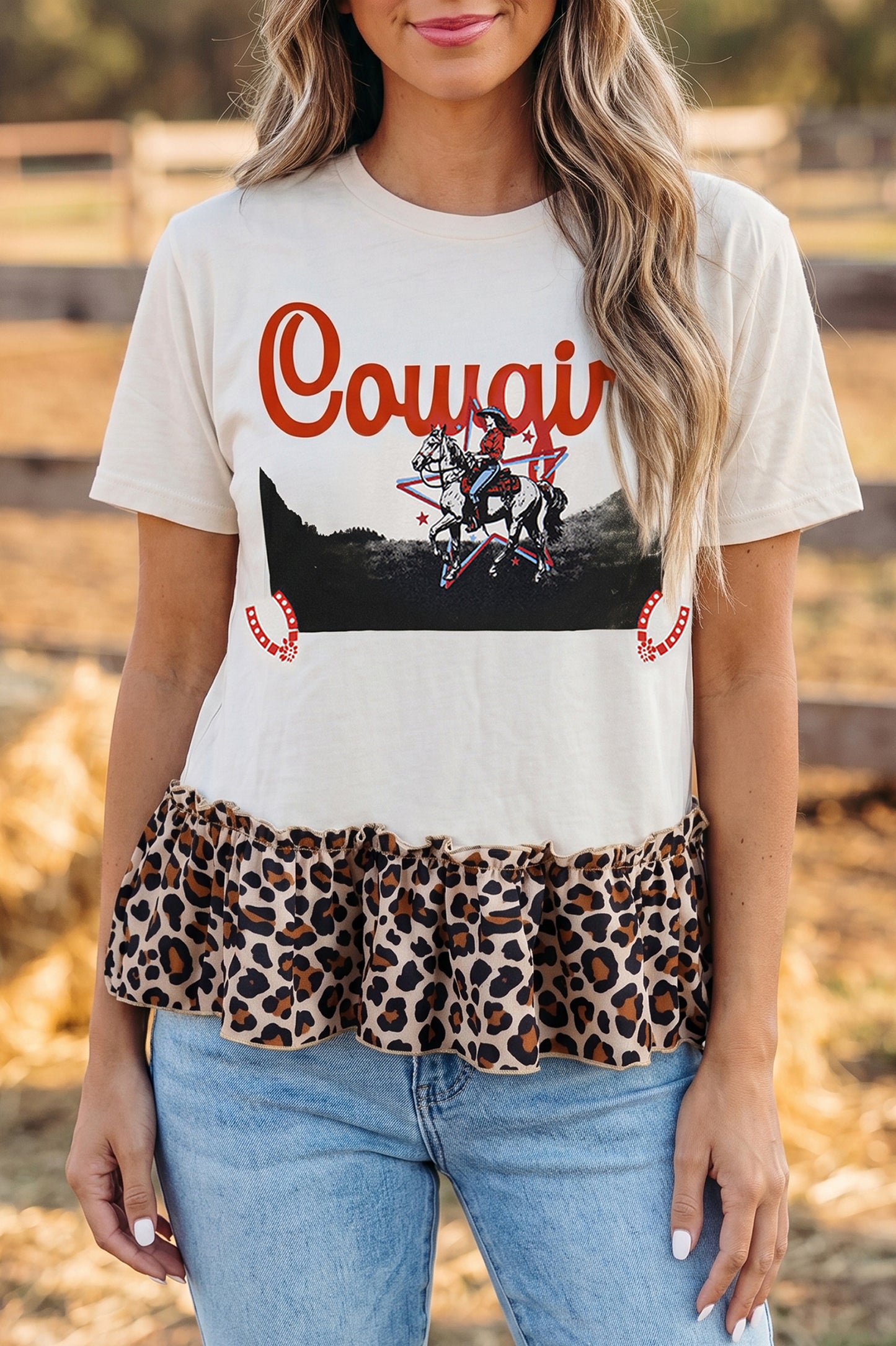 Retro COWGIRL T Shirt