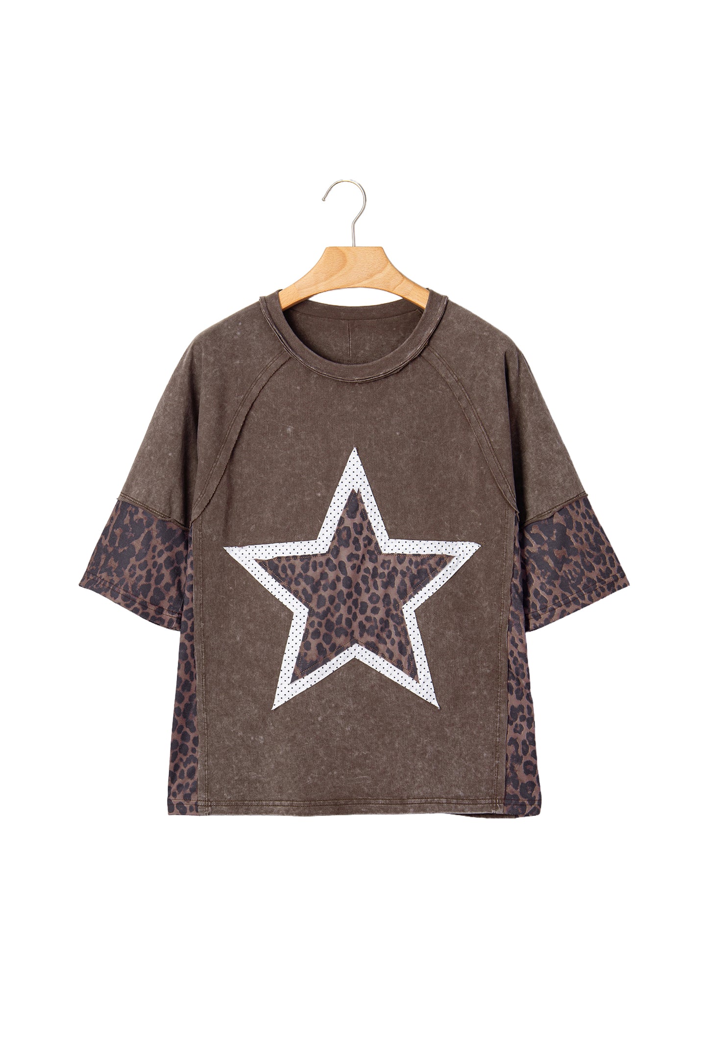 Leopard Star Patched Tee