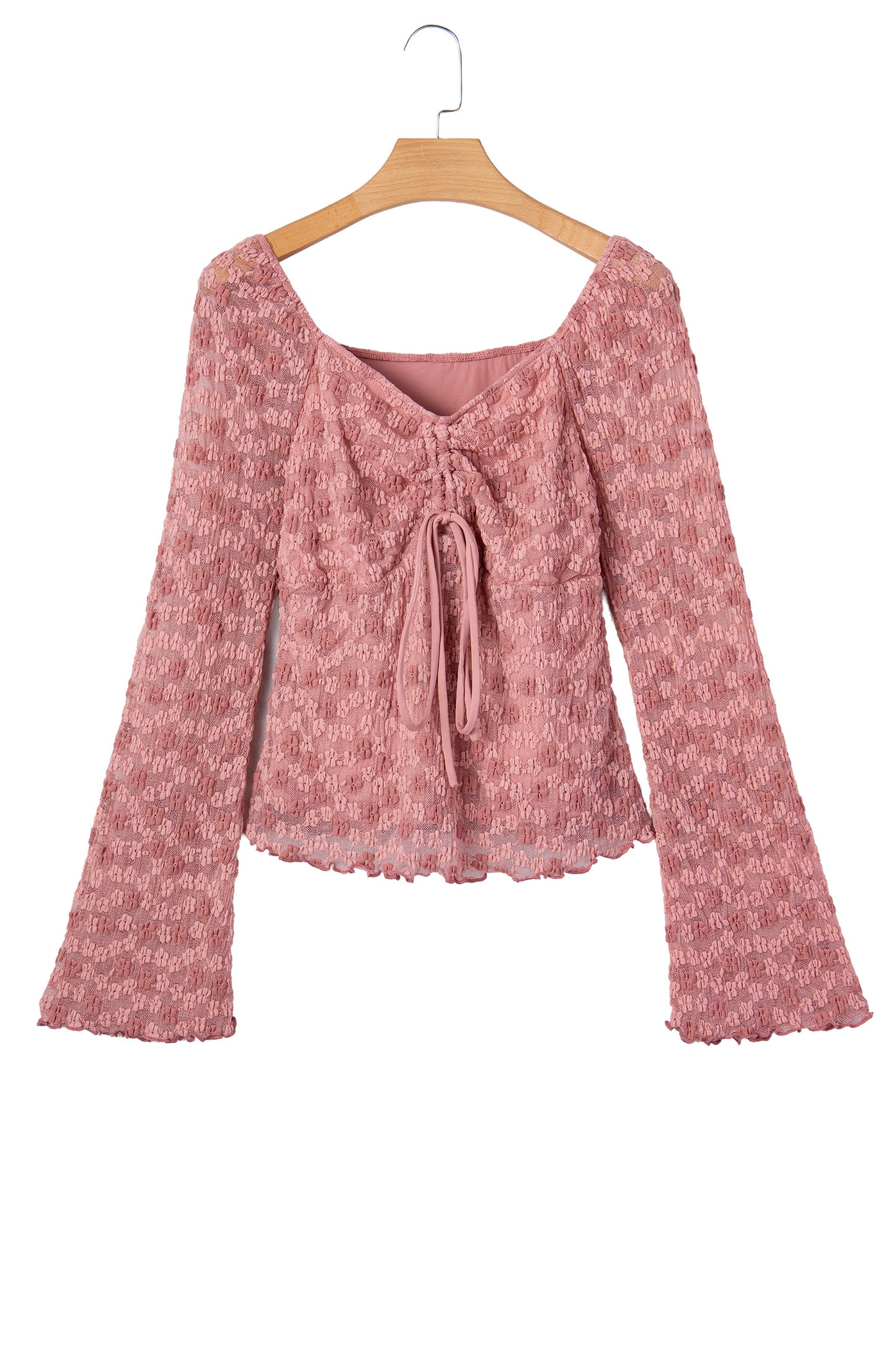 Peach Blossom Lace Blouse