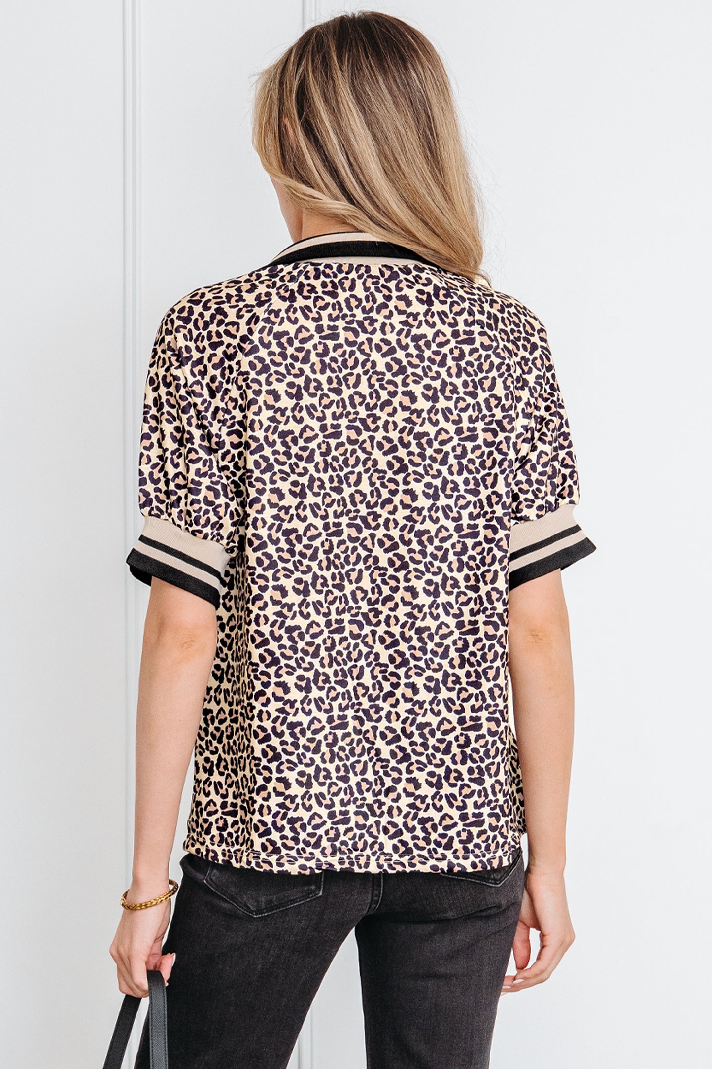 Leopard Quarter Zip