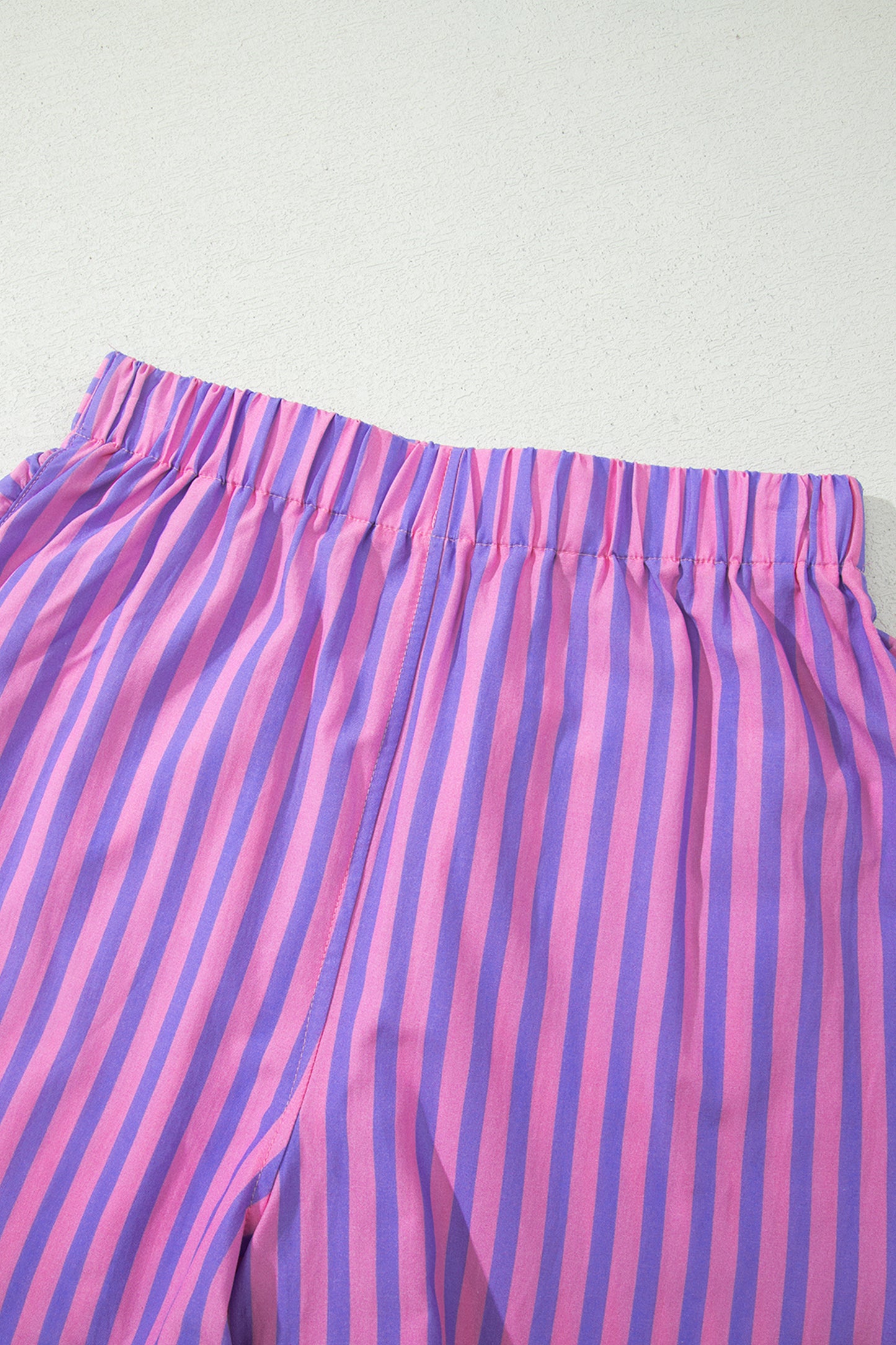 Neon Purple Stripe  Shorts