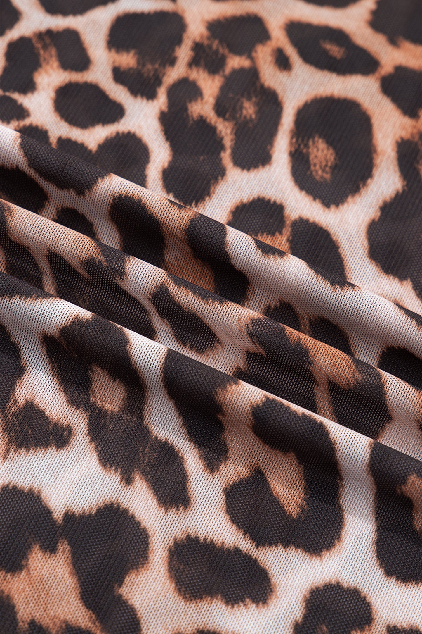 Cheetah Plus Mesh Top