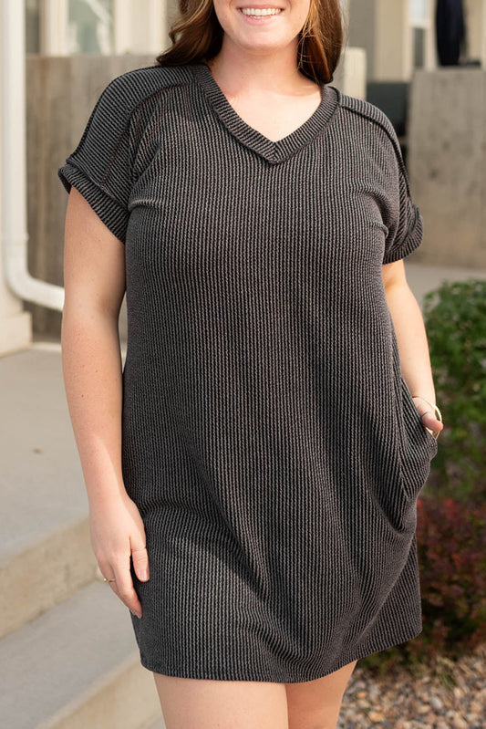 Grey Plus Tee Deess