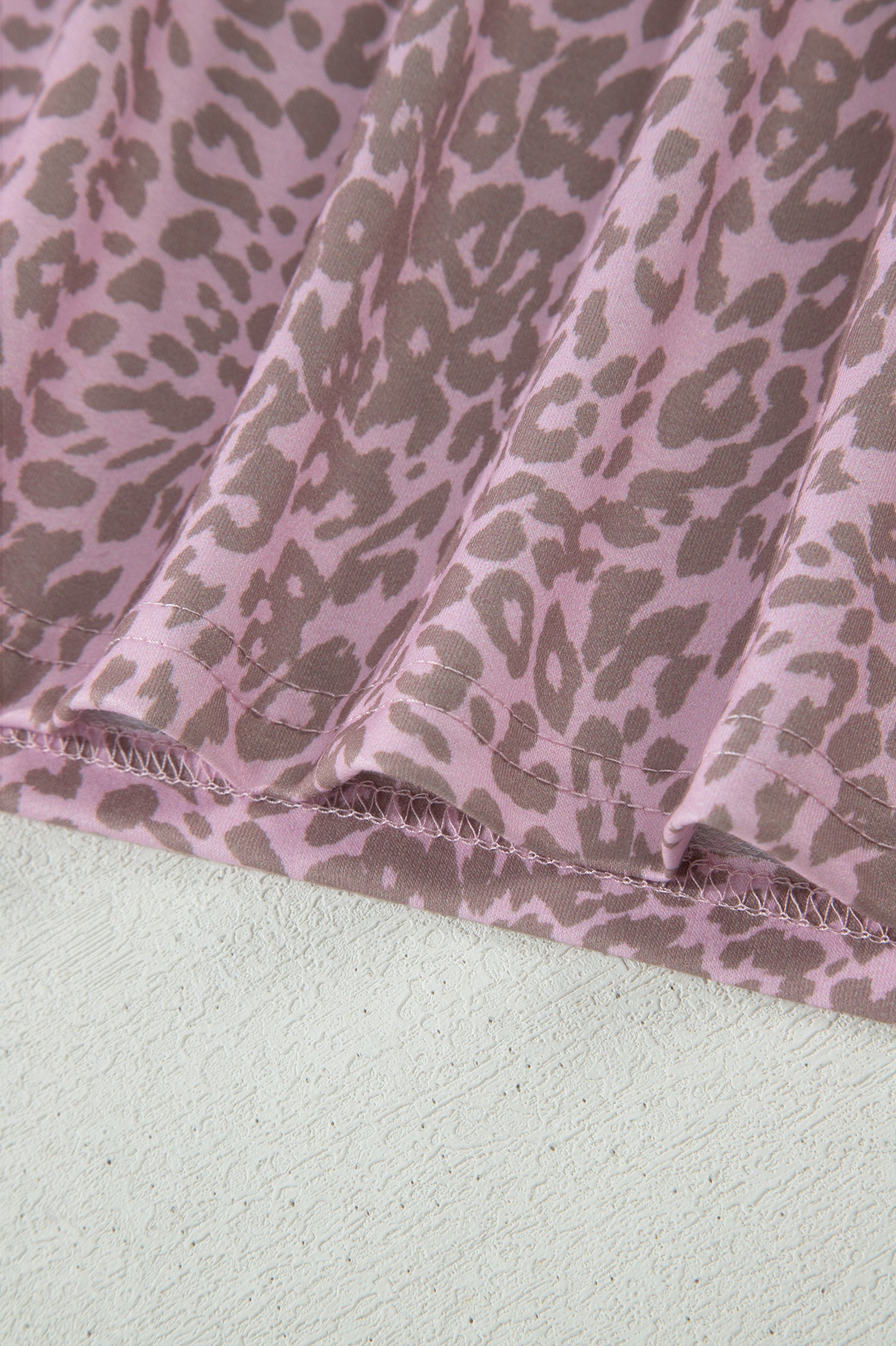 Pink Leopard Retro Tee
