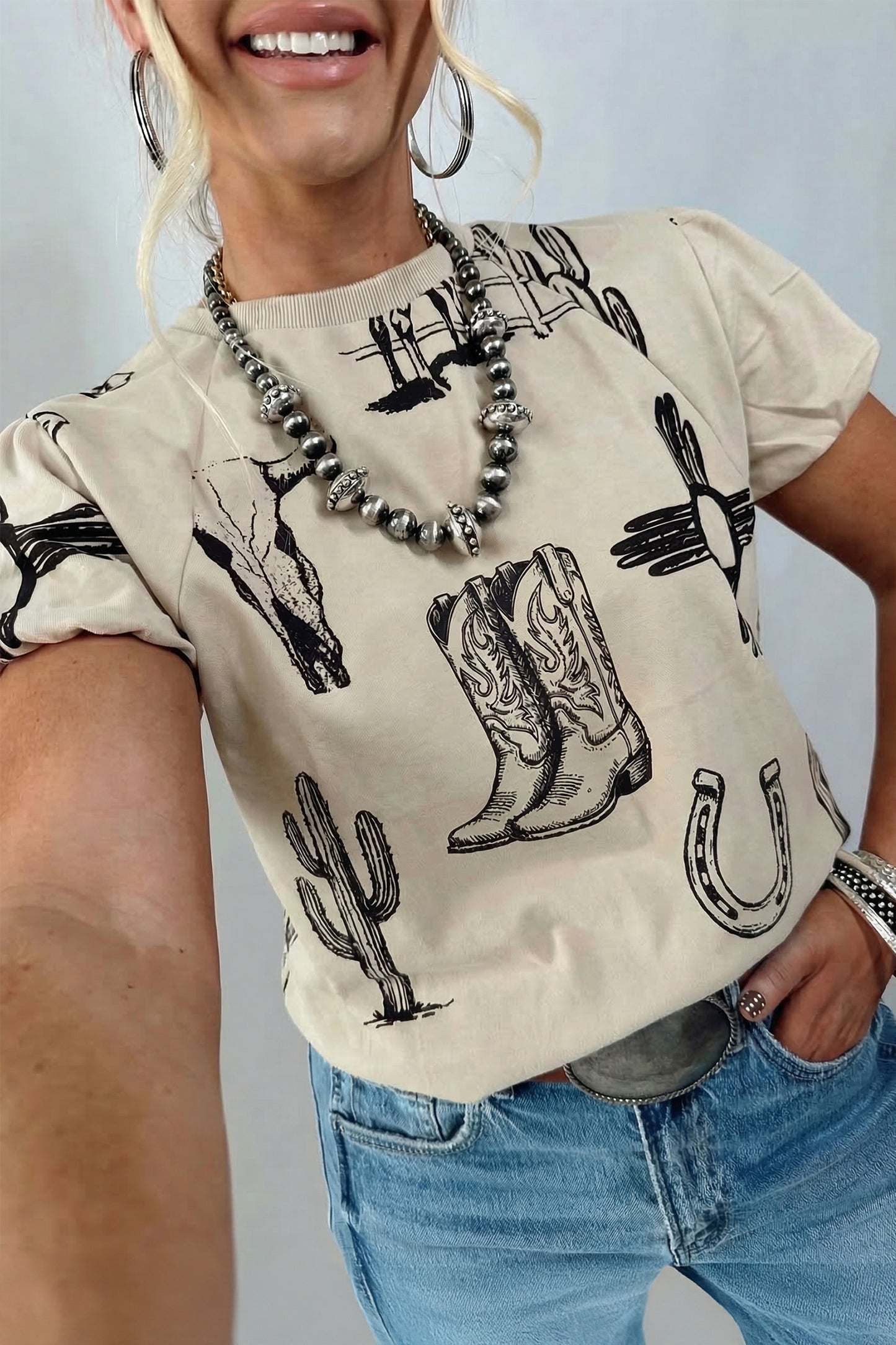 Retro NM Western T Shirt