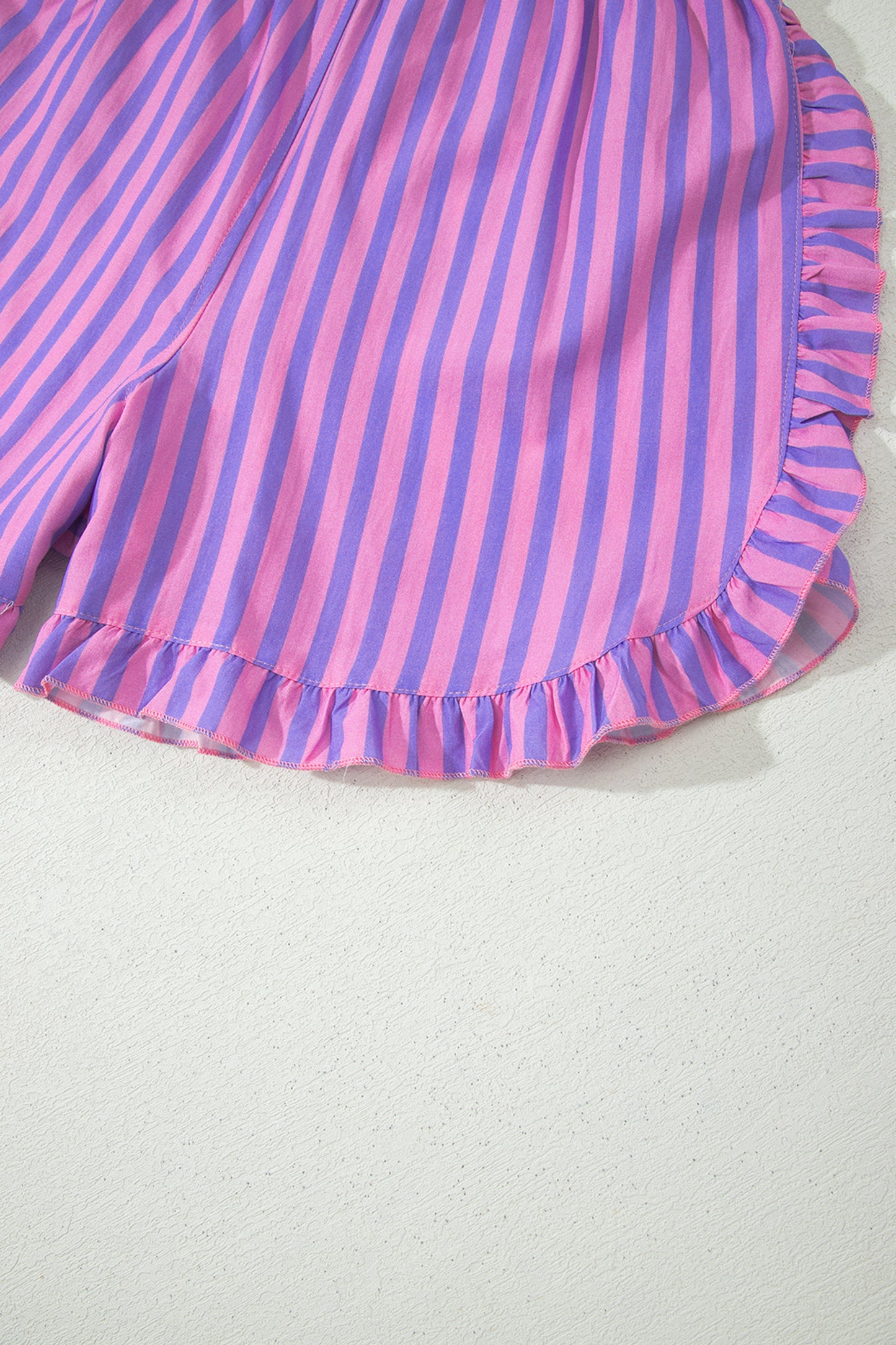 Neon Purple Stripe  Shorts