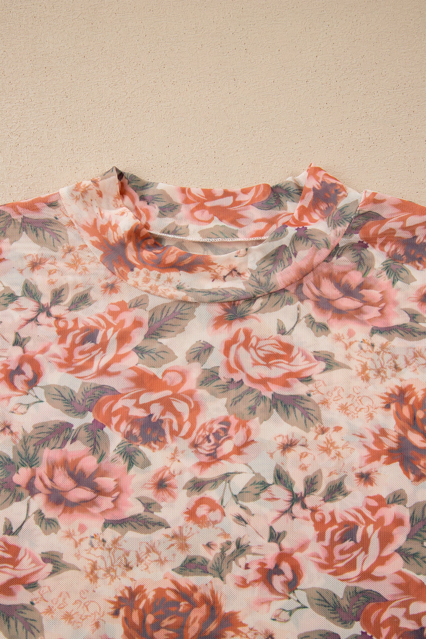 Floral plus Long Sleeve Top