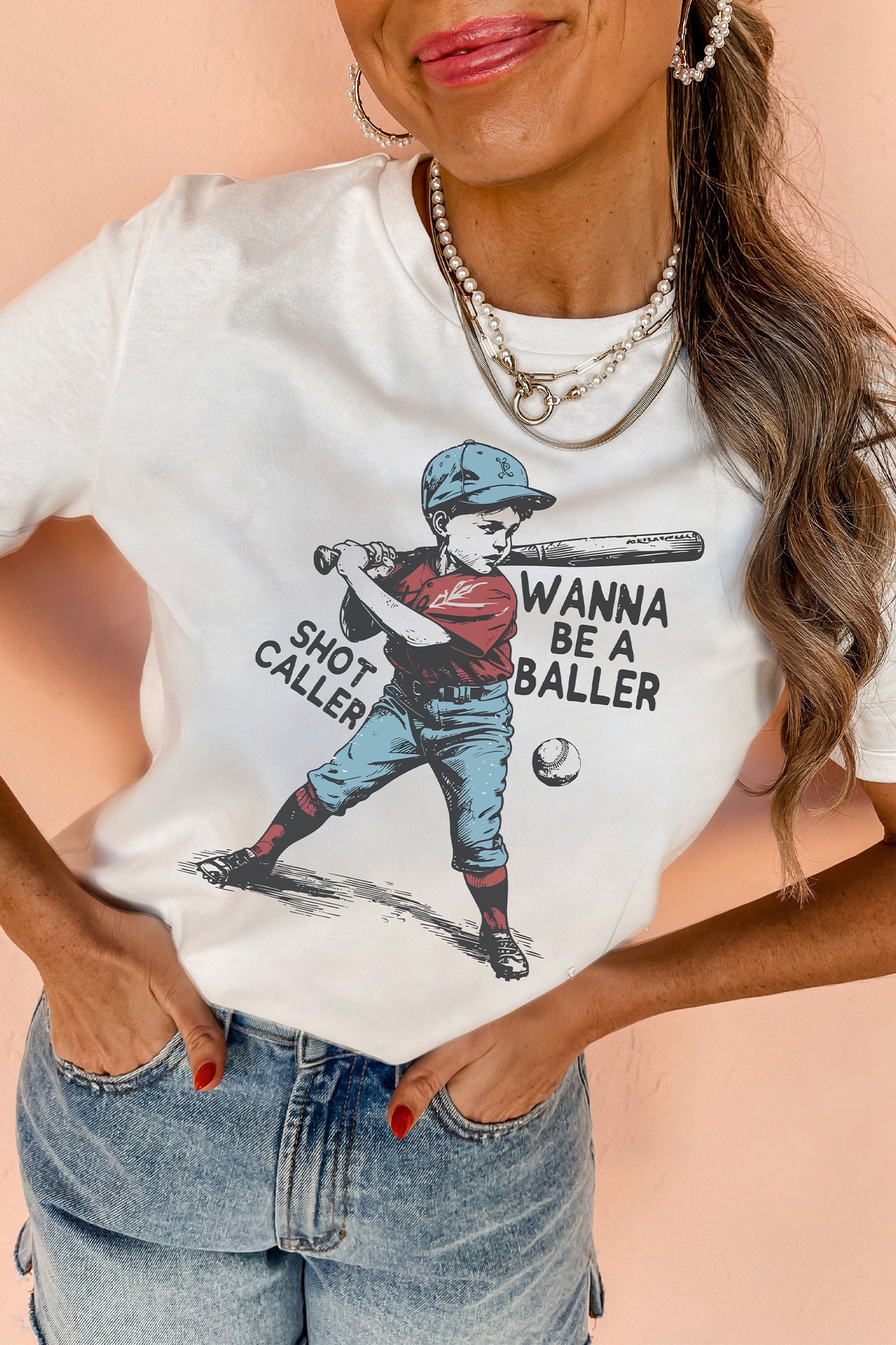 SHOT CALLER WANNA BE A BALLER Tee