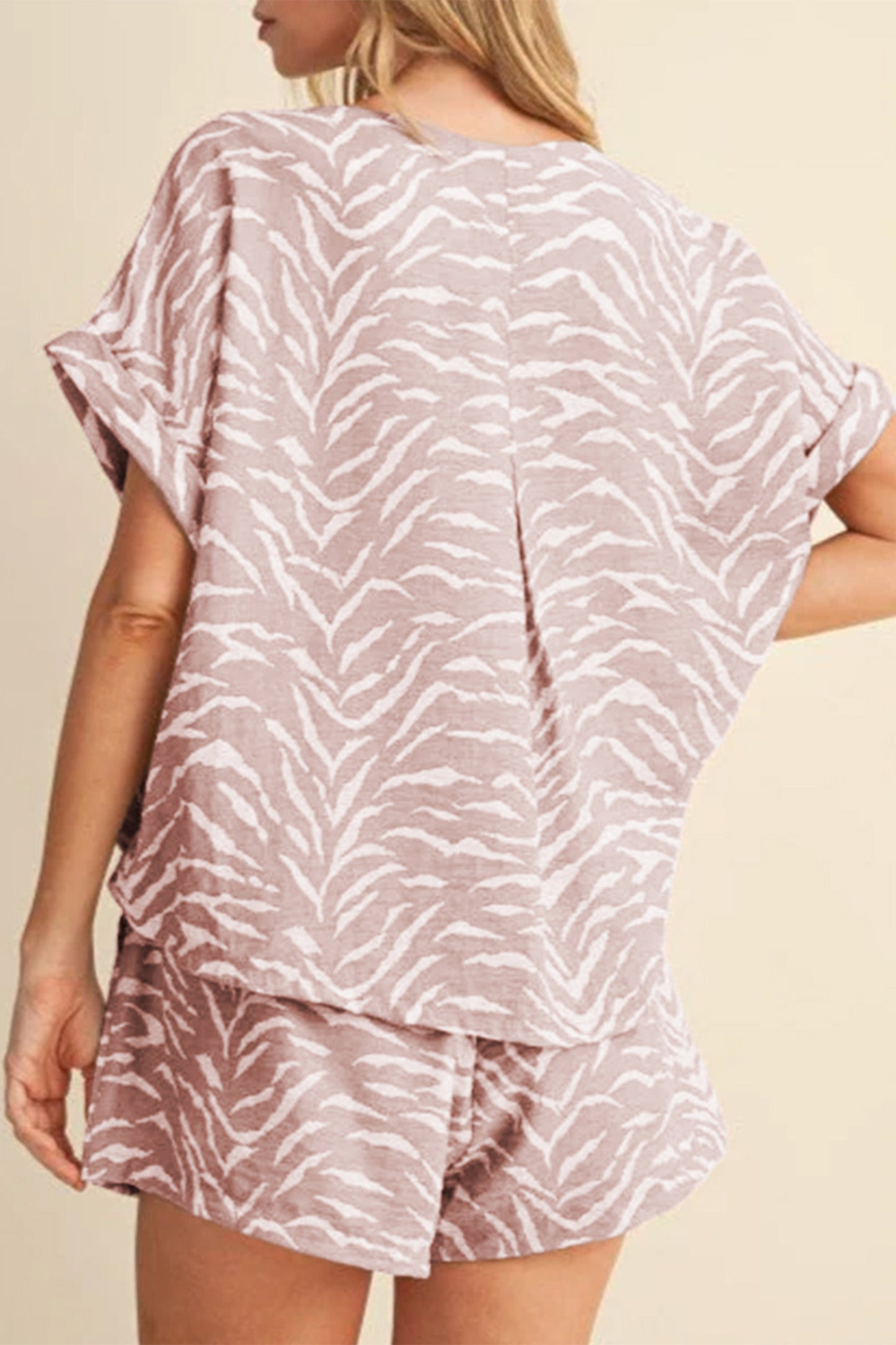 Pink ZeBruh Short Set