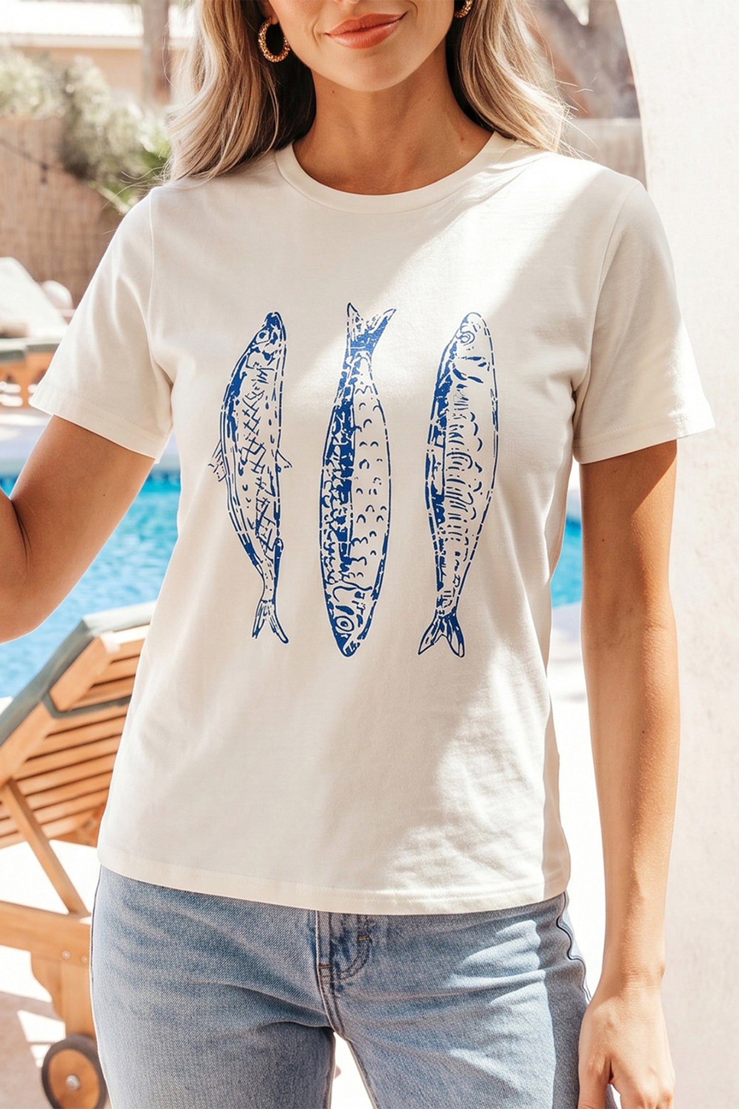 Blue Fish T Shirt