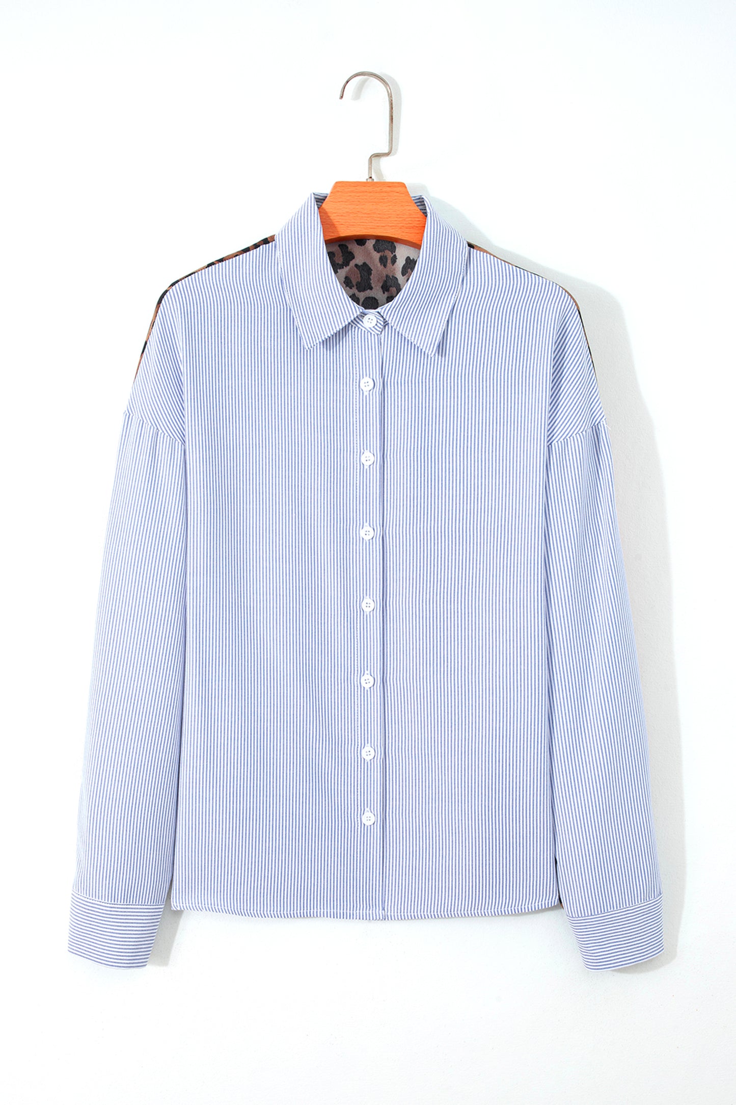 Cheetah Stripe Button Down Shirt