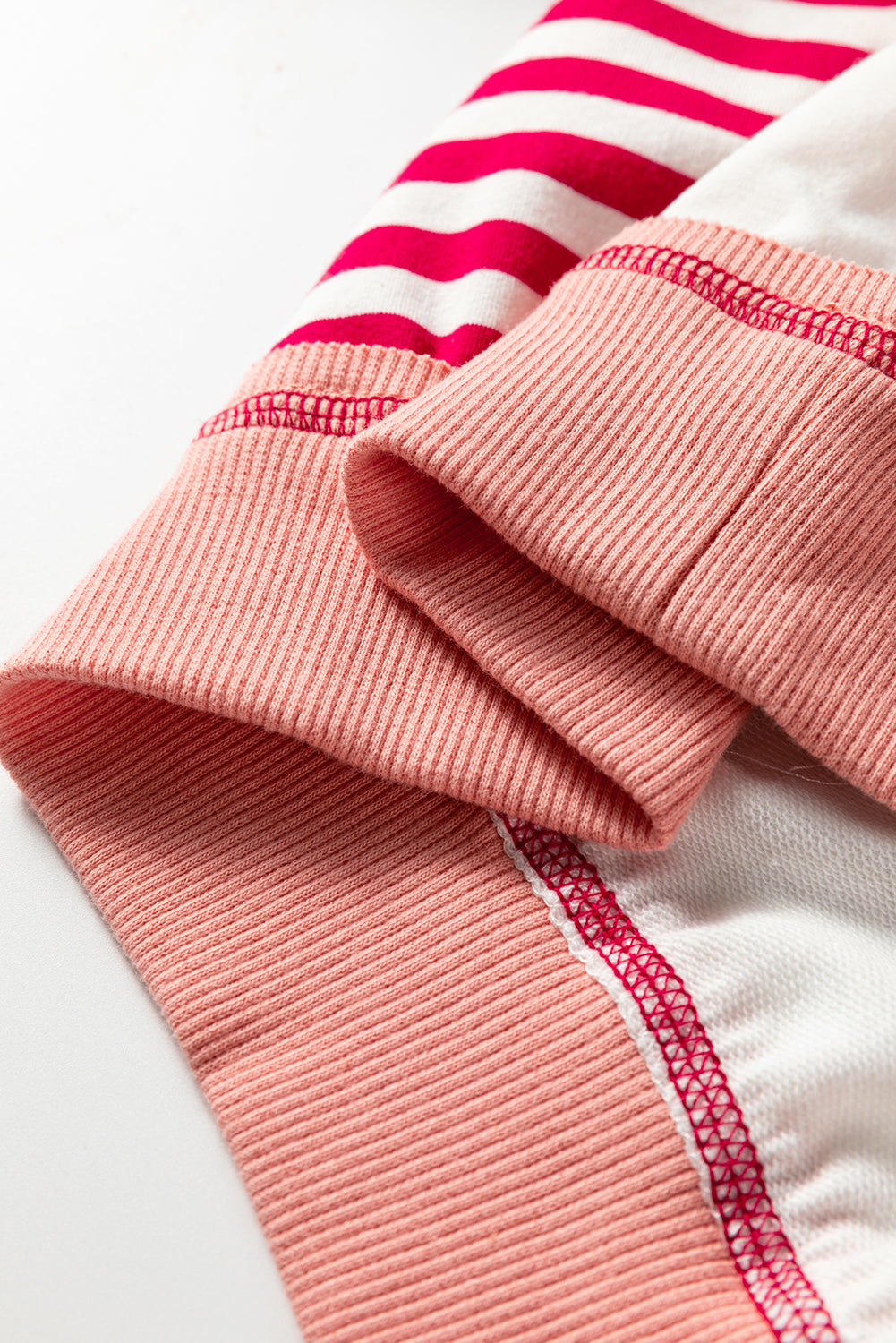 Red Stripe Plus Sweatshirt