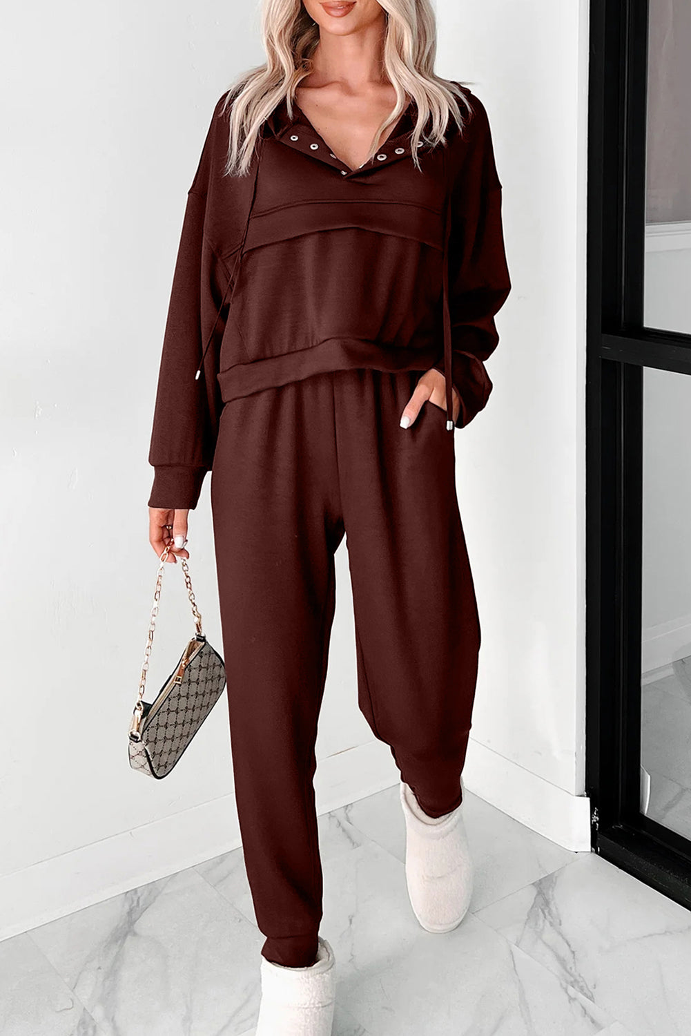 Saddle Brown 2pcs Set