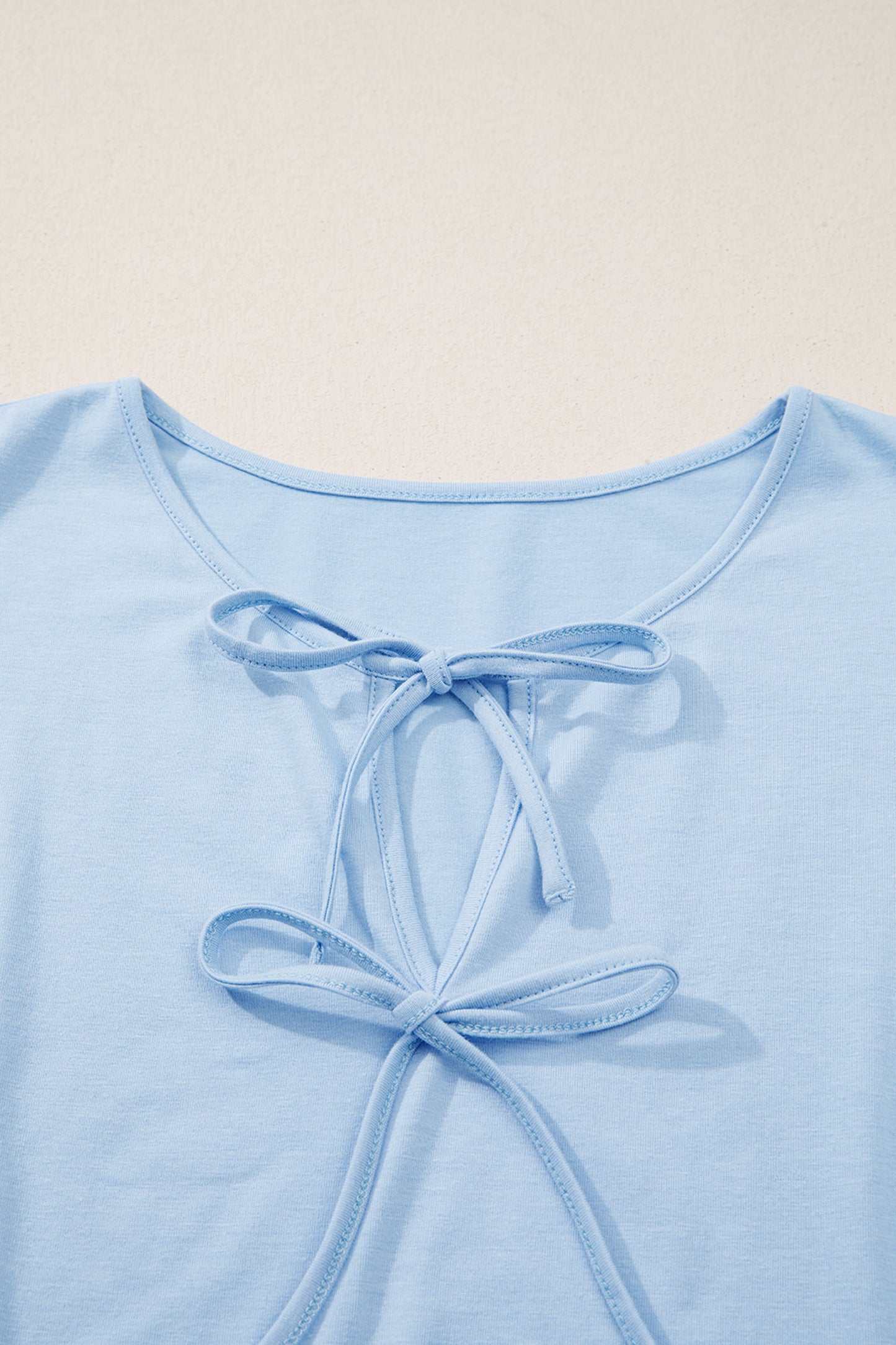 Baby Blue Bow Tank Top