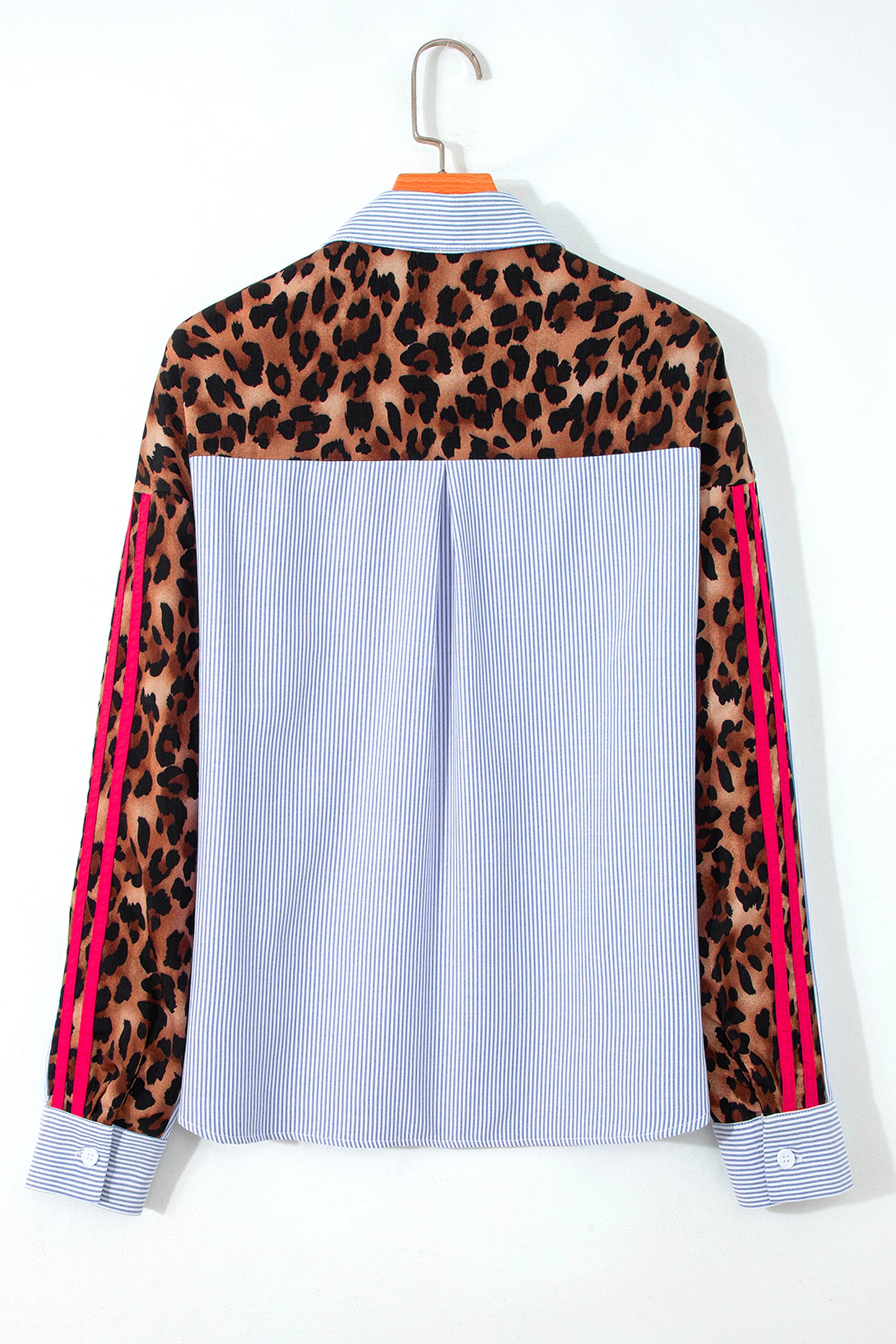 Cheetah Stripe Button Down Shirt