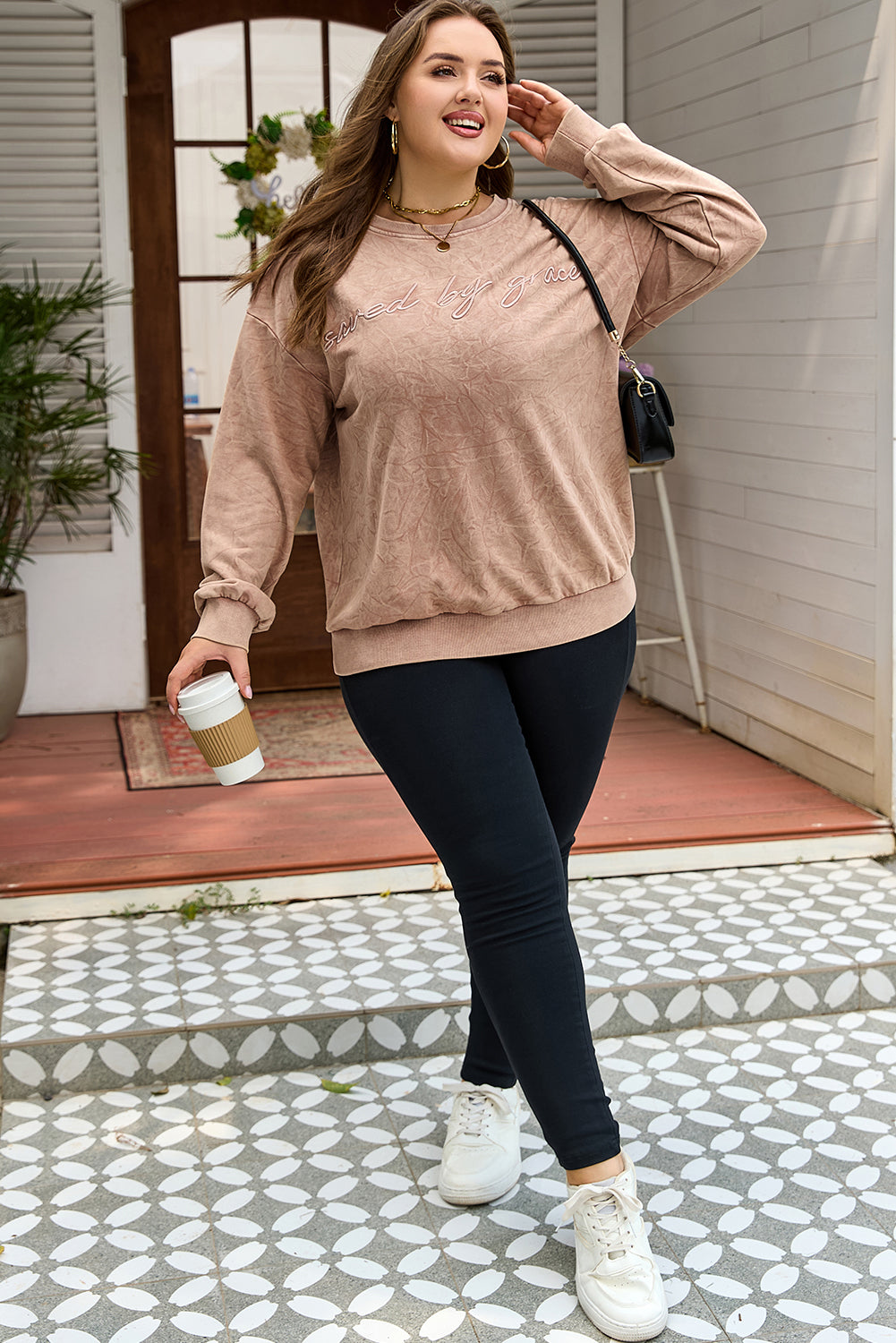 Saved By Grace Plus Size Sweatshirt