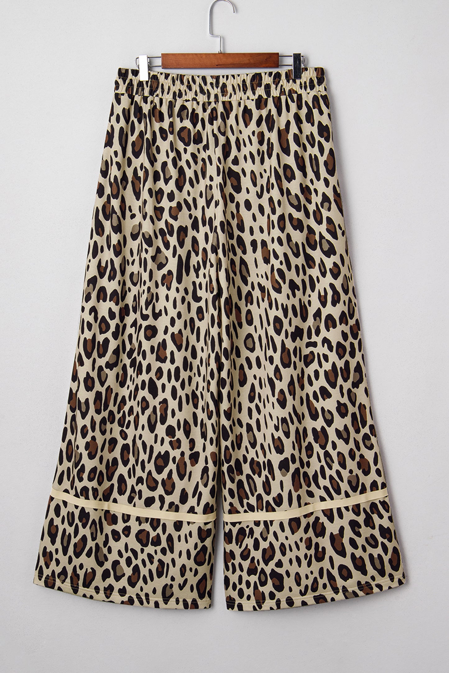 Leopard Wide Leg Plus Pants