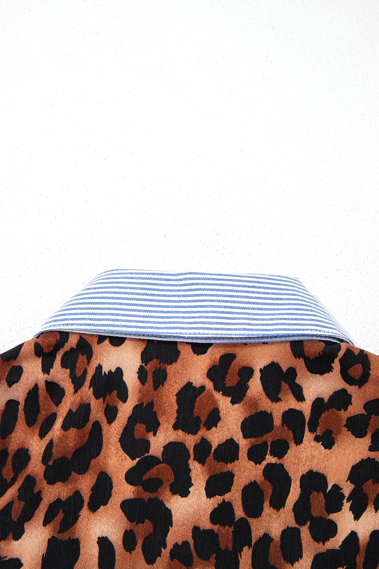 Cheetah Stripe Button Down Shirt