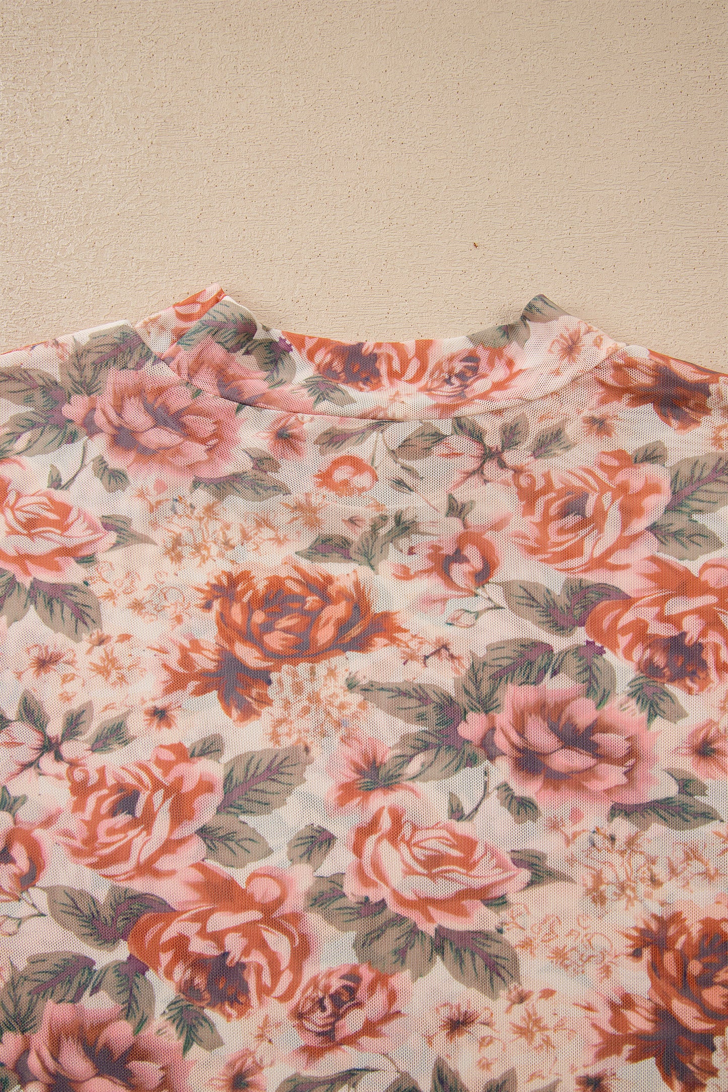 Floral plus Long Sleeve Top