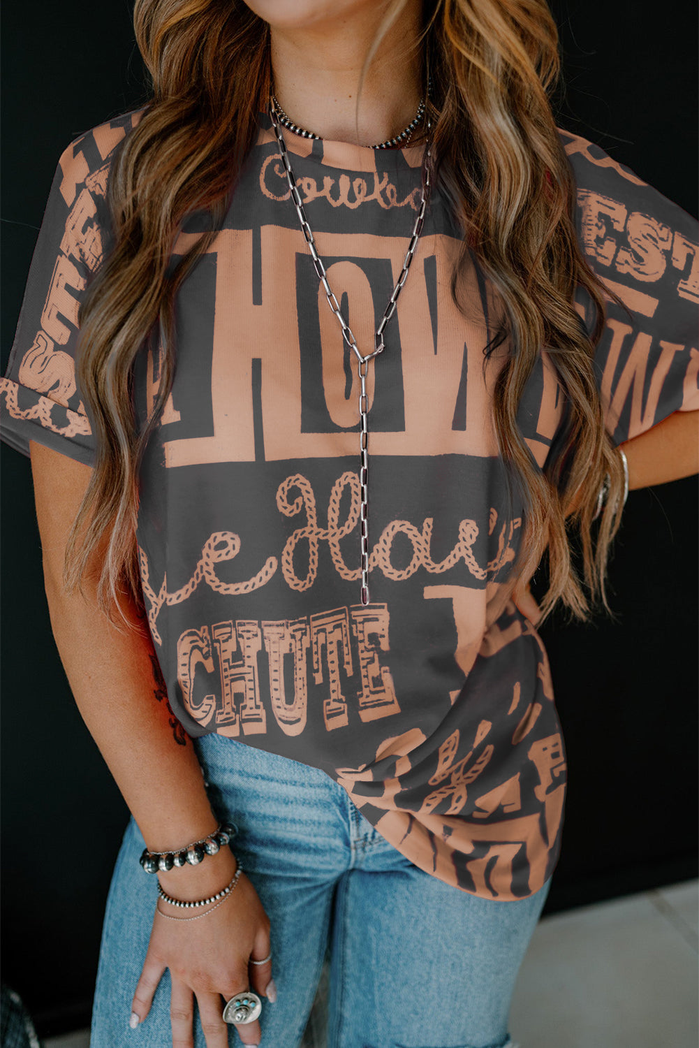 Brown Howdy Tee