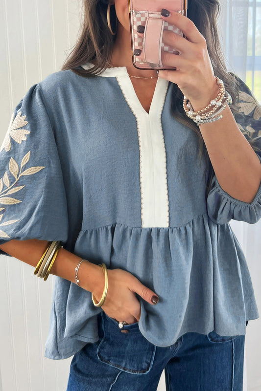 Buckwheat Babydoll Blouse