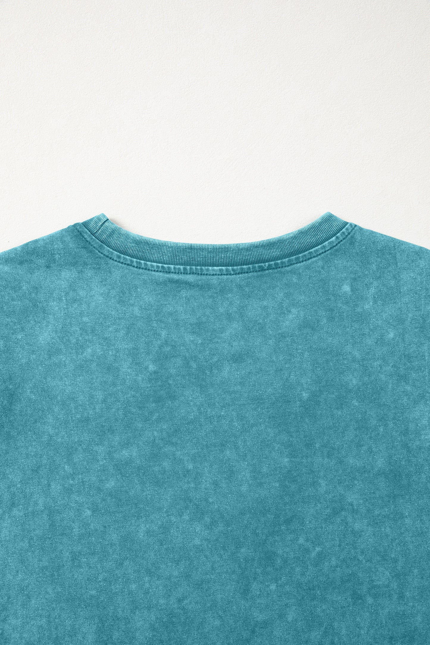 Turquoise what's the stitch Ruffle Top