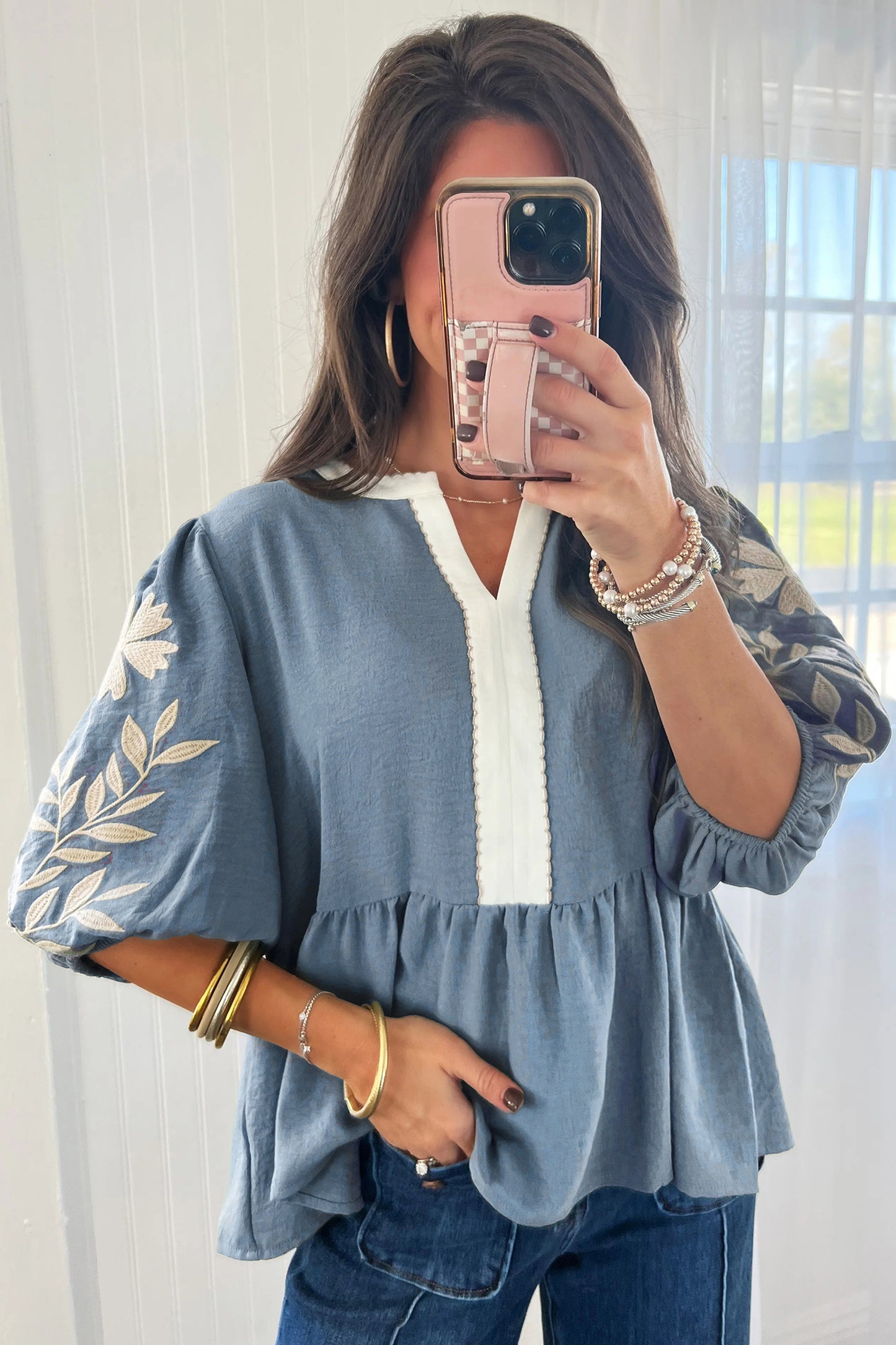 Buckwheat Babydoll Blouse