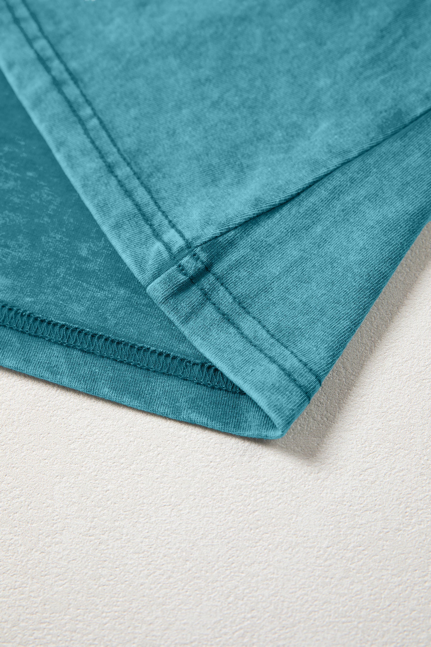 Turquoise what's the stitch Ruffle Top