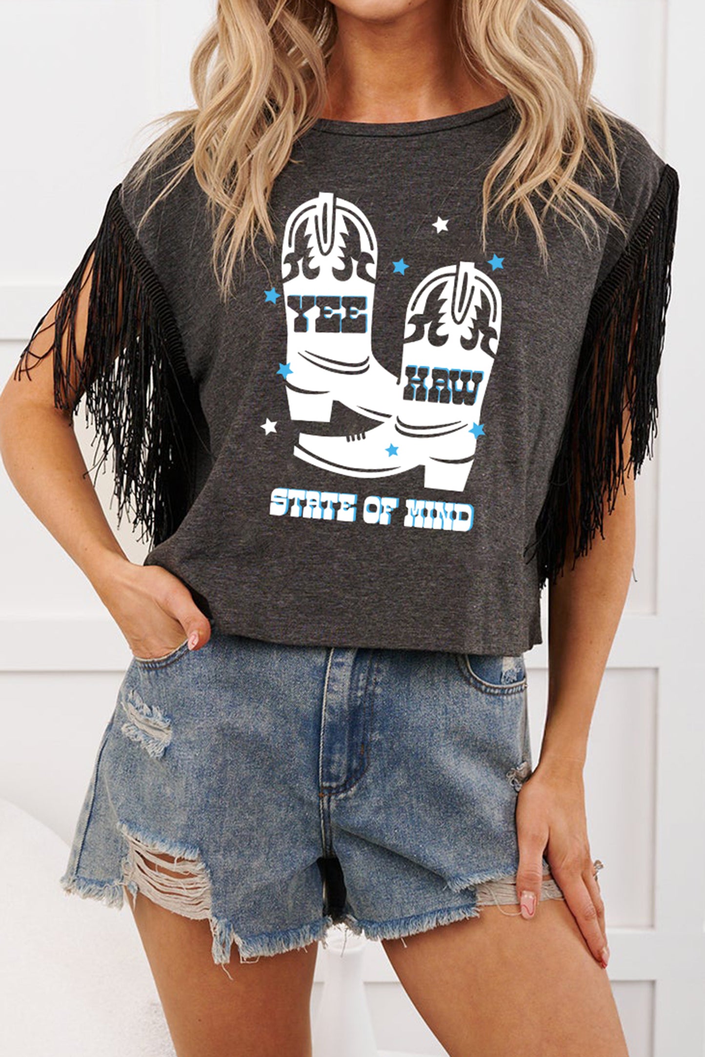 YEE HAW STATE OF MIND Tee