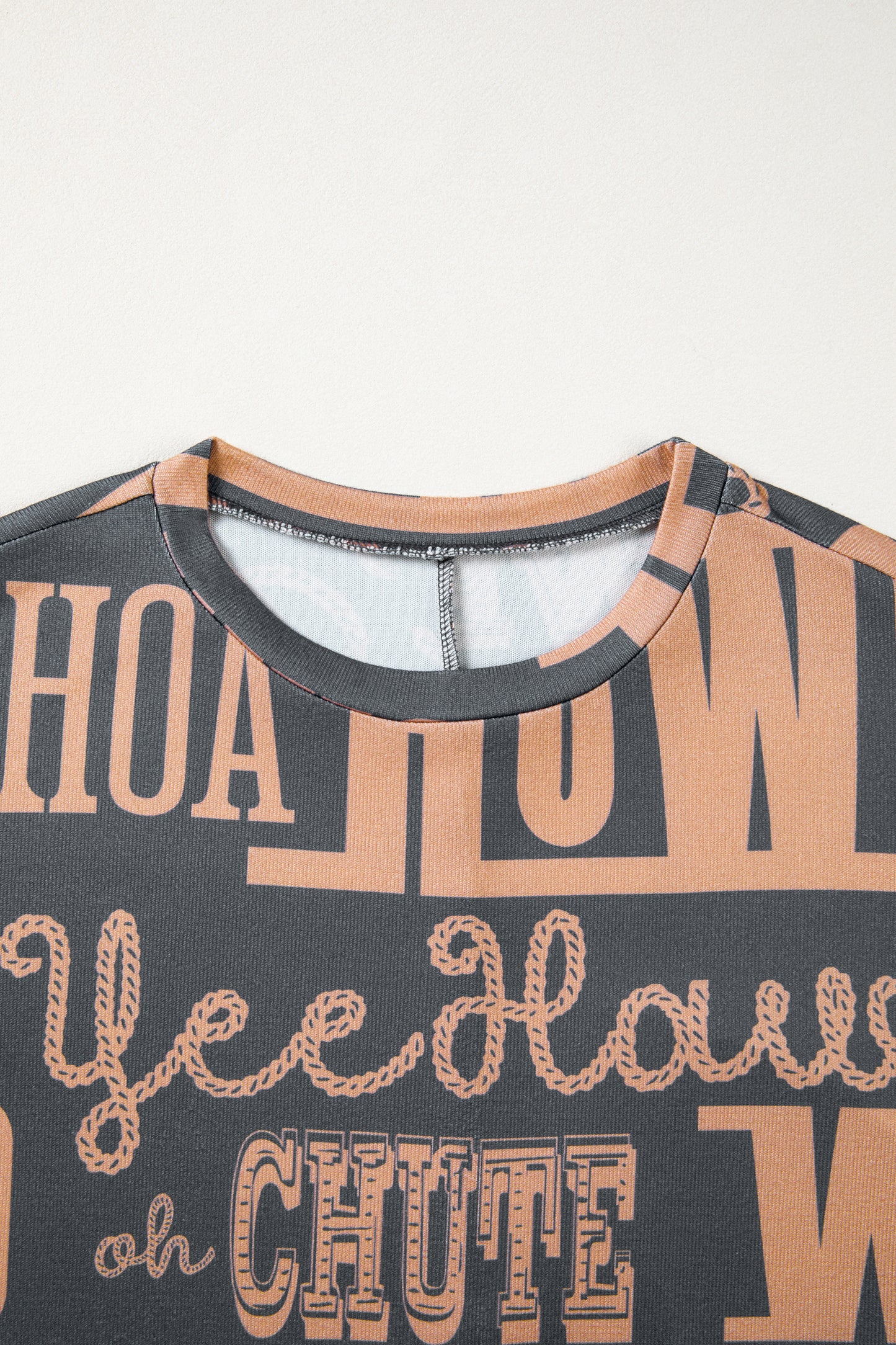 Brown Howdy Tee