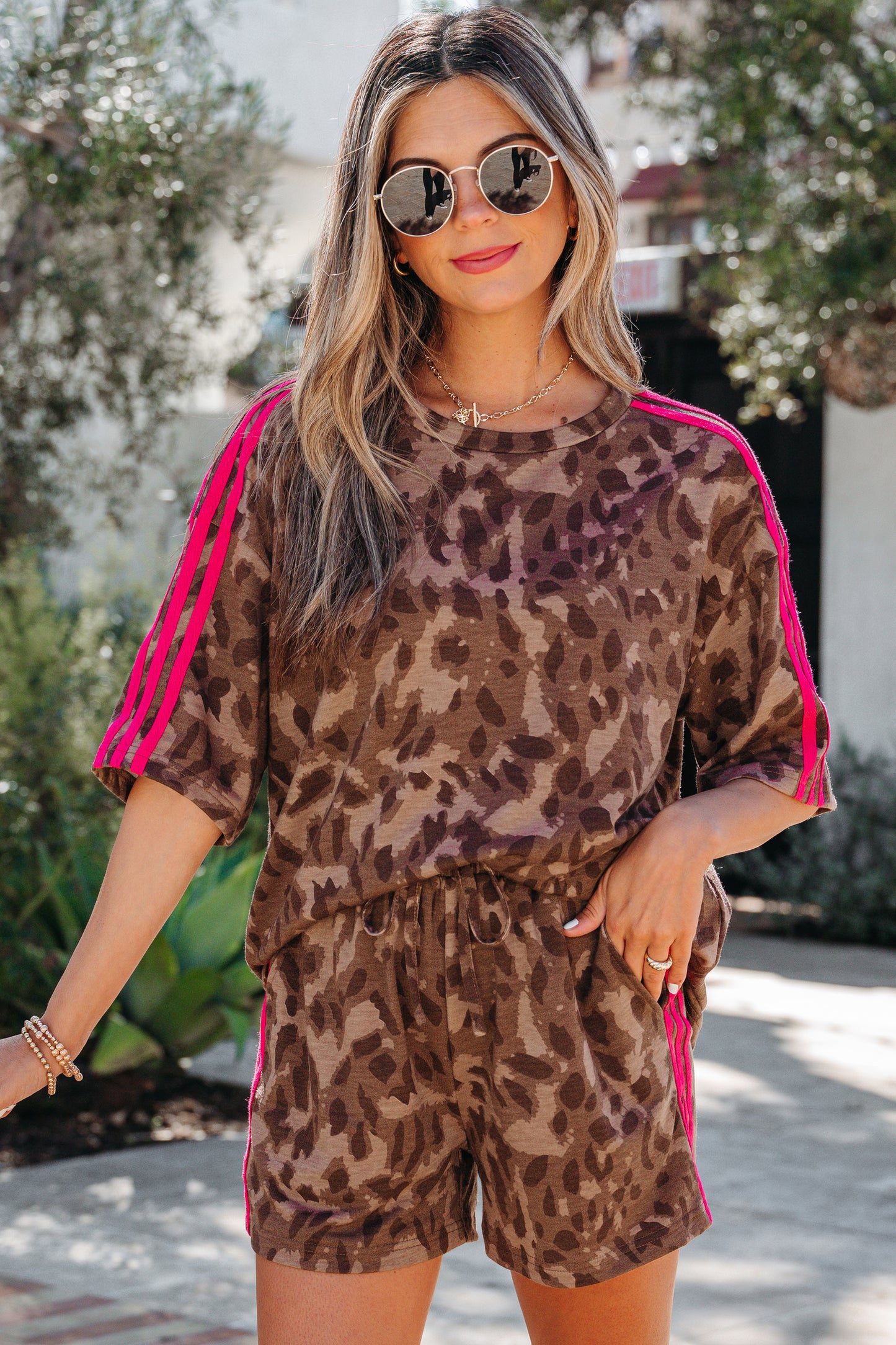 Cheetah Girl Short Set