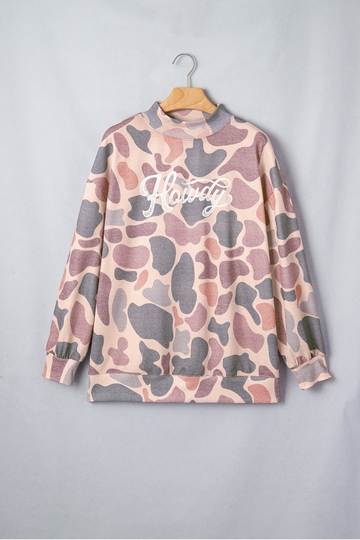 Multicolour Howdy Western  Pullover Sweatshirt