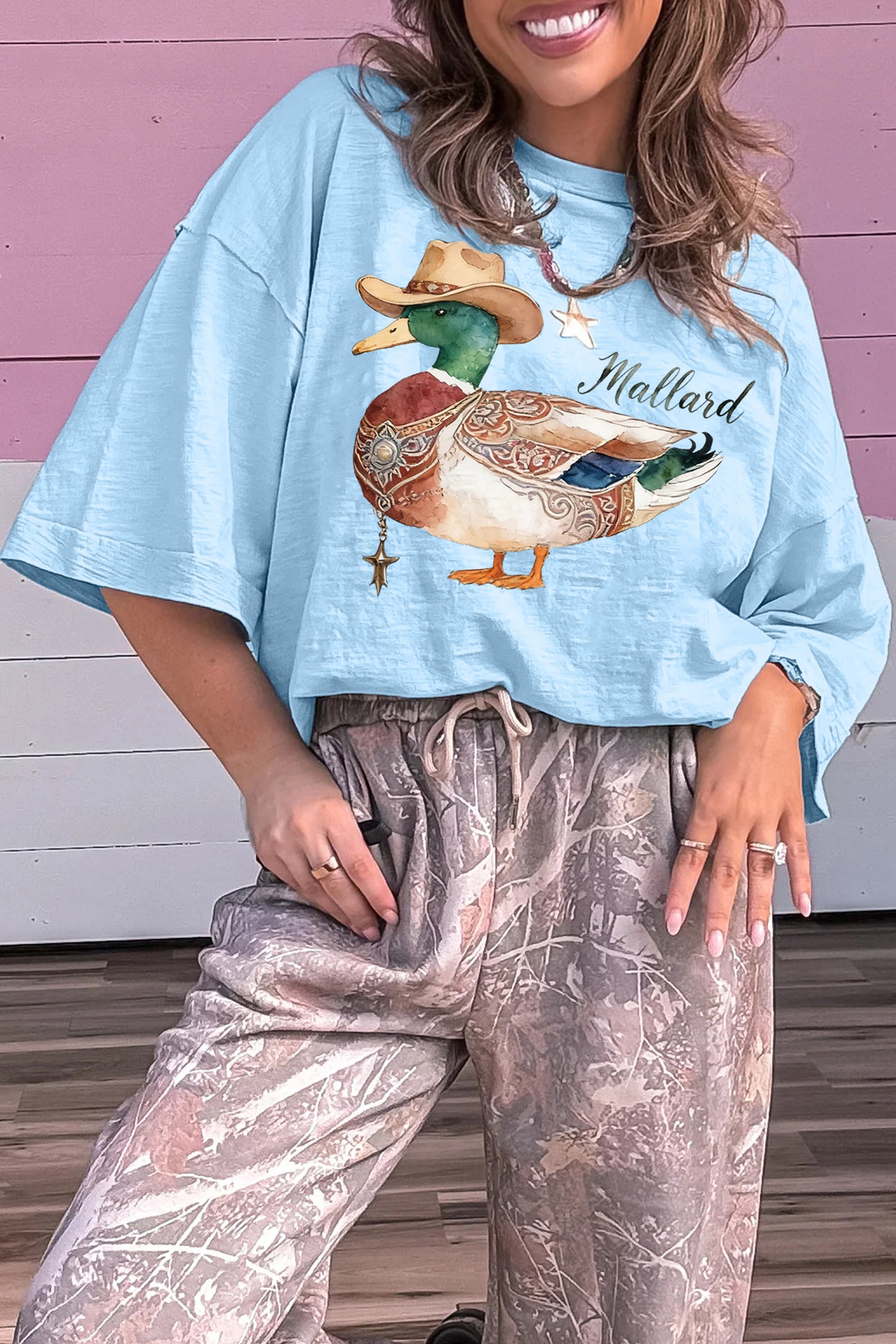 Western Mallard Oversized Tee
