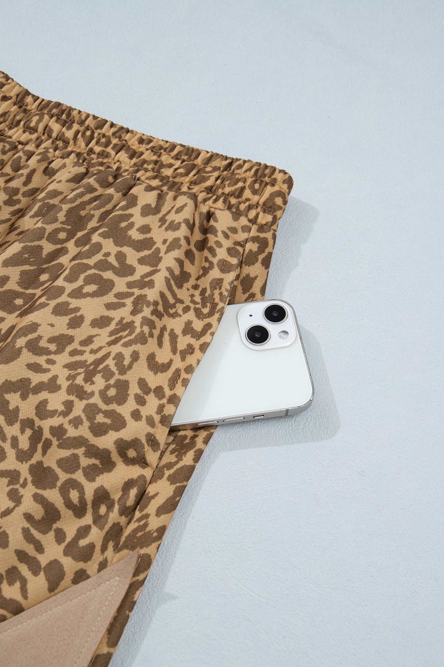 Plus Size Leopard Jogger Pants