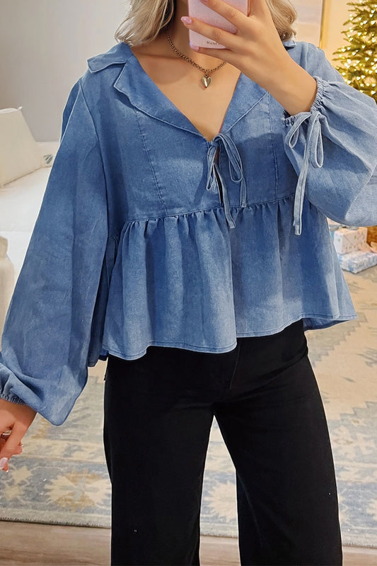 Babygirl Denim Top