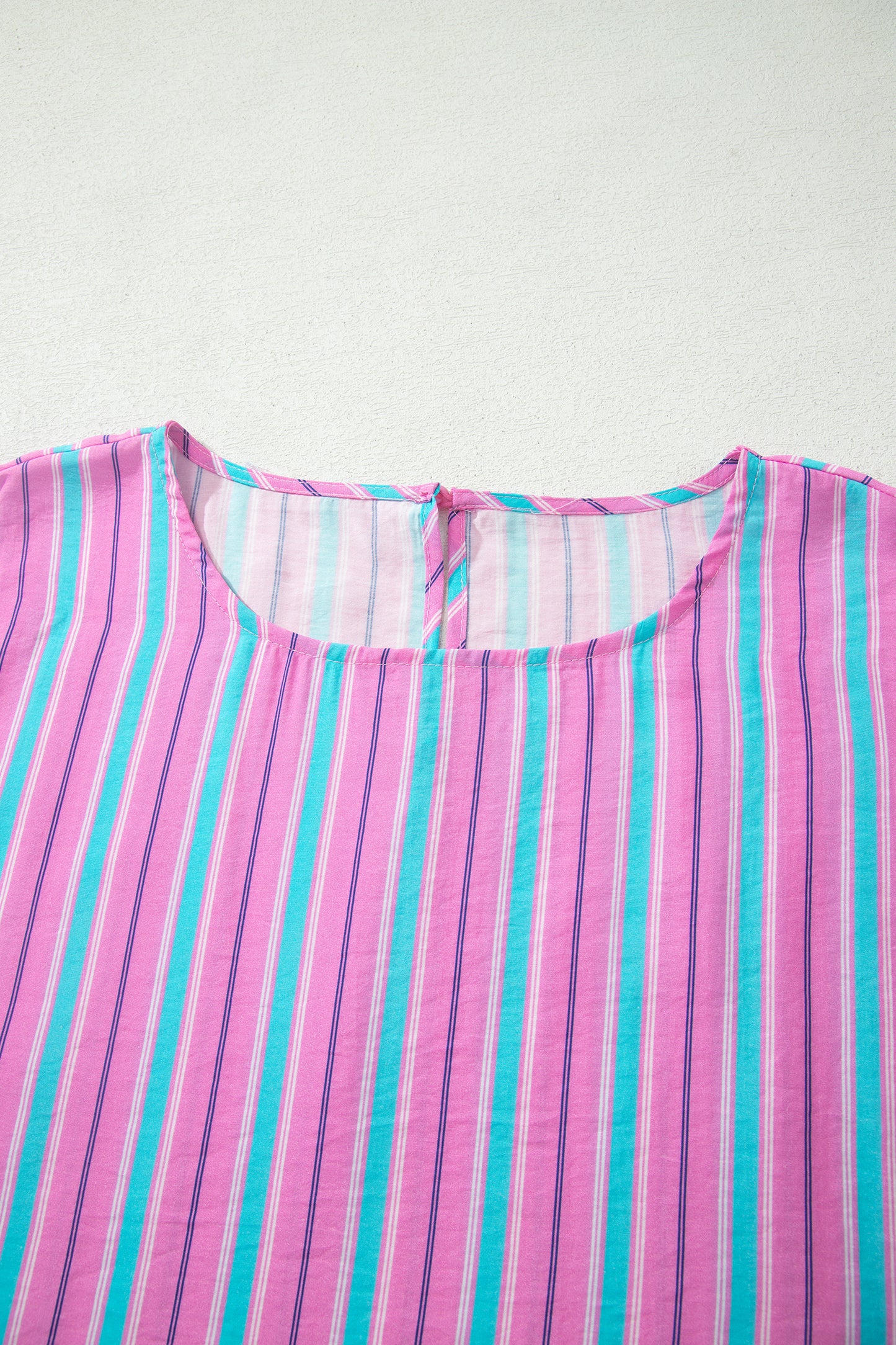 Pink Stripe Dolman Short Set
