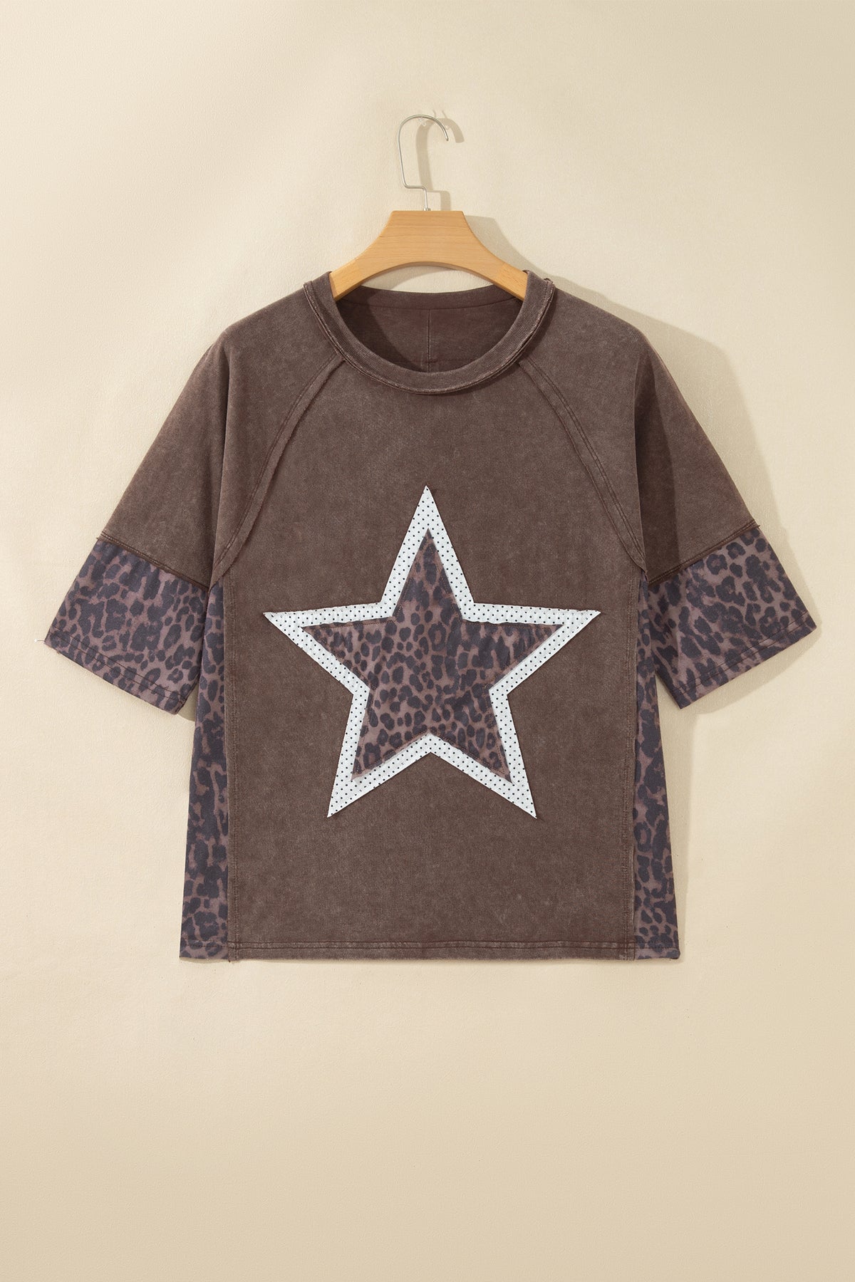 Leopard Star Patched Tee