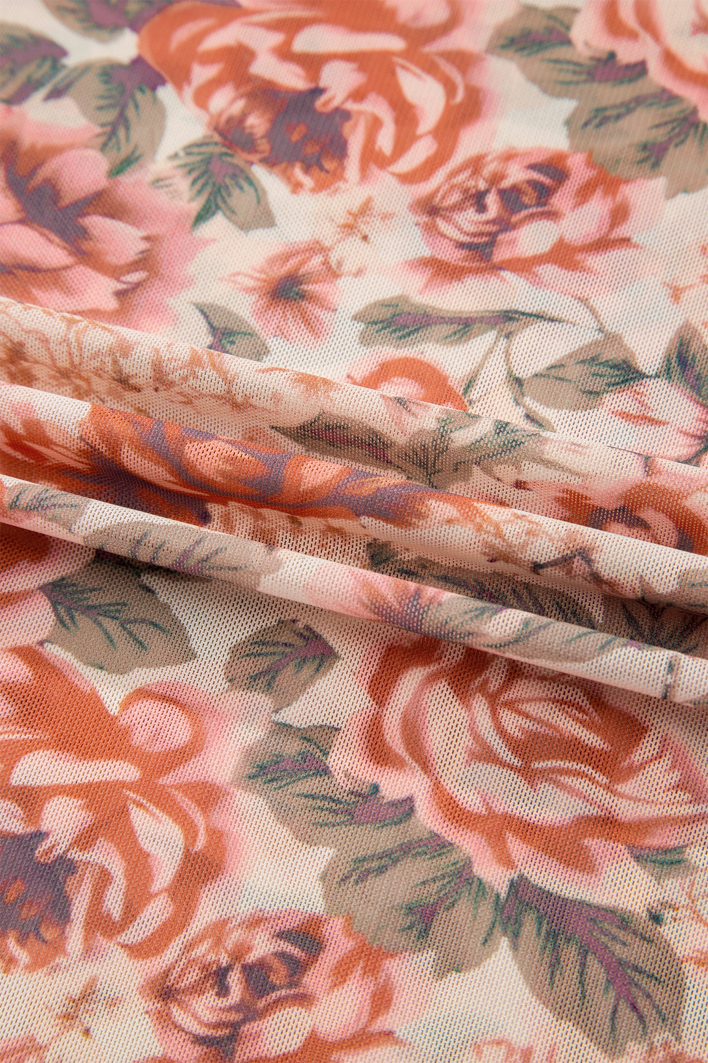 Floral plus Long Sleeve Top