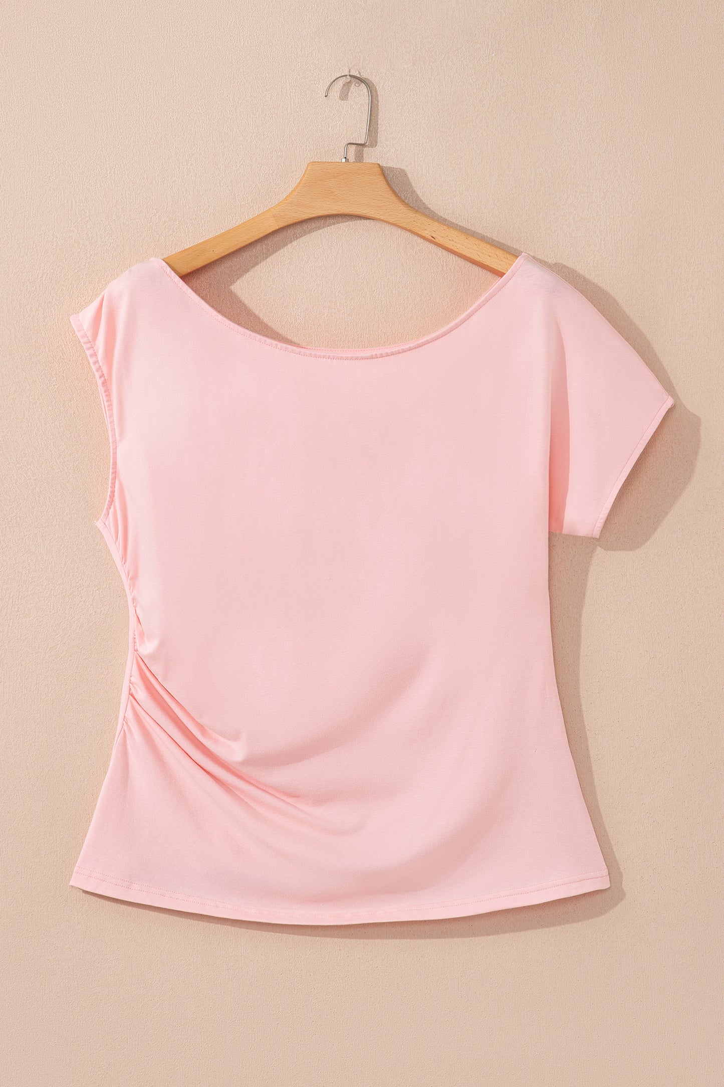Babydoll Pink Plus off the shoulder