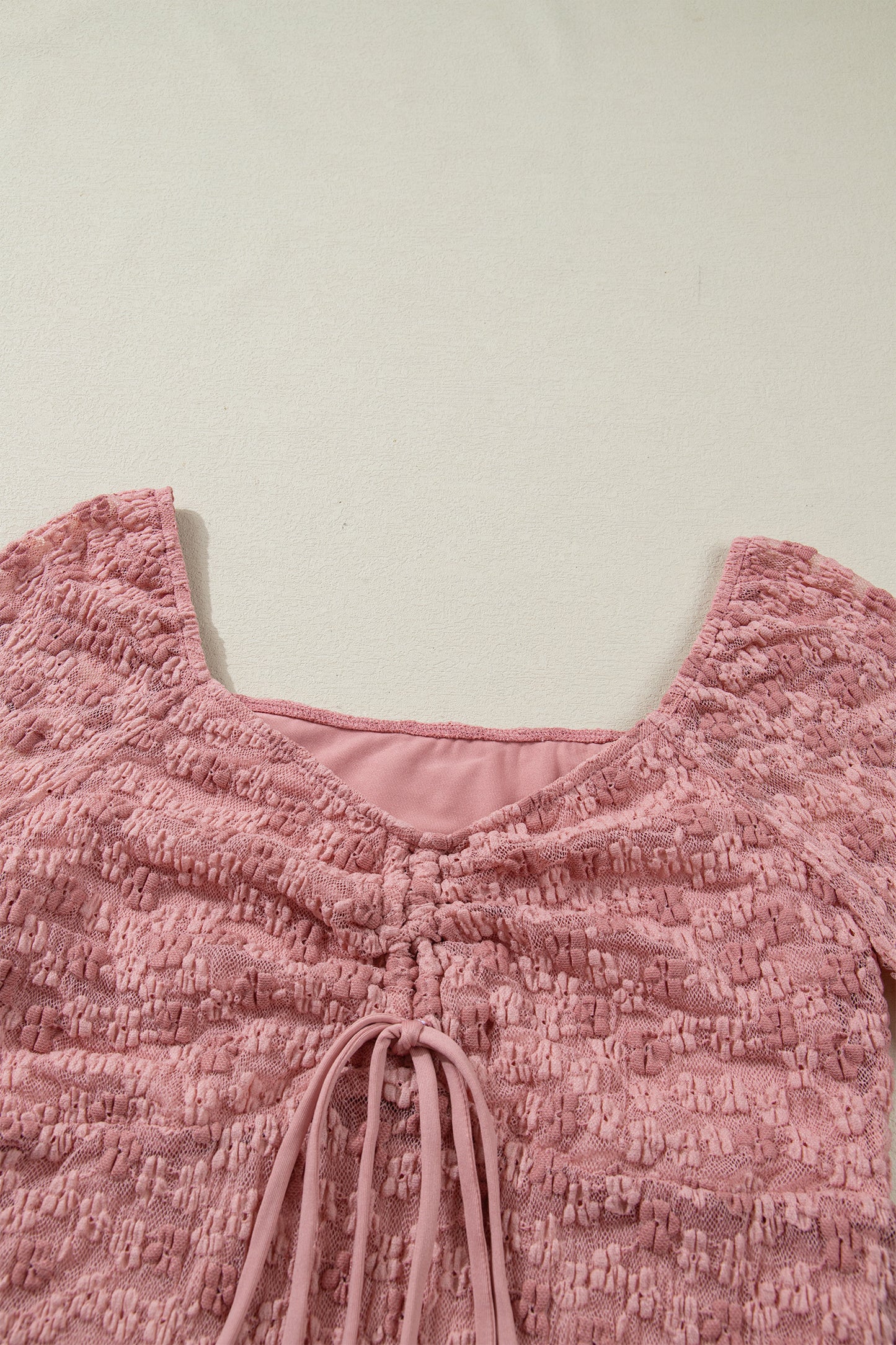 Peach Blossom Lace Blouse