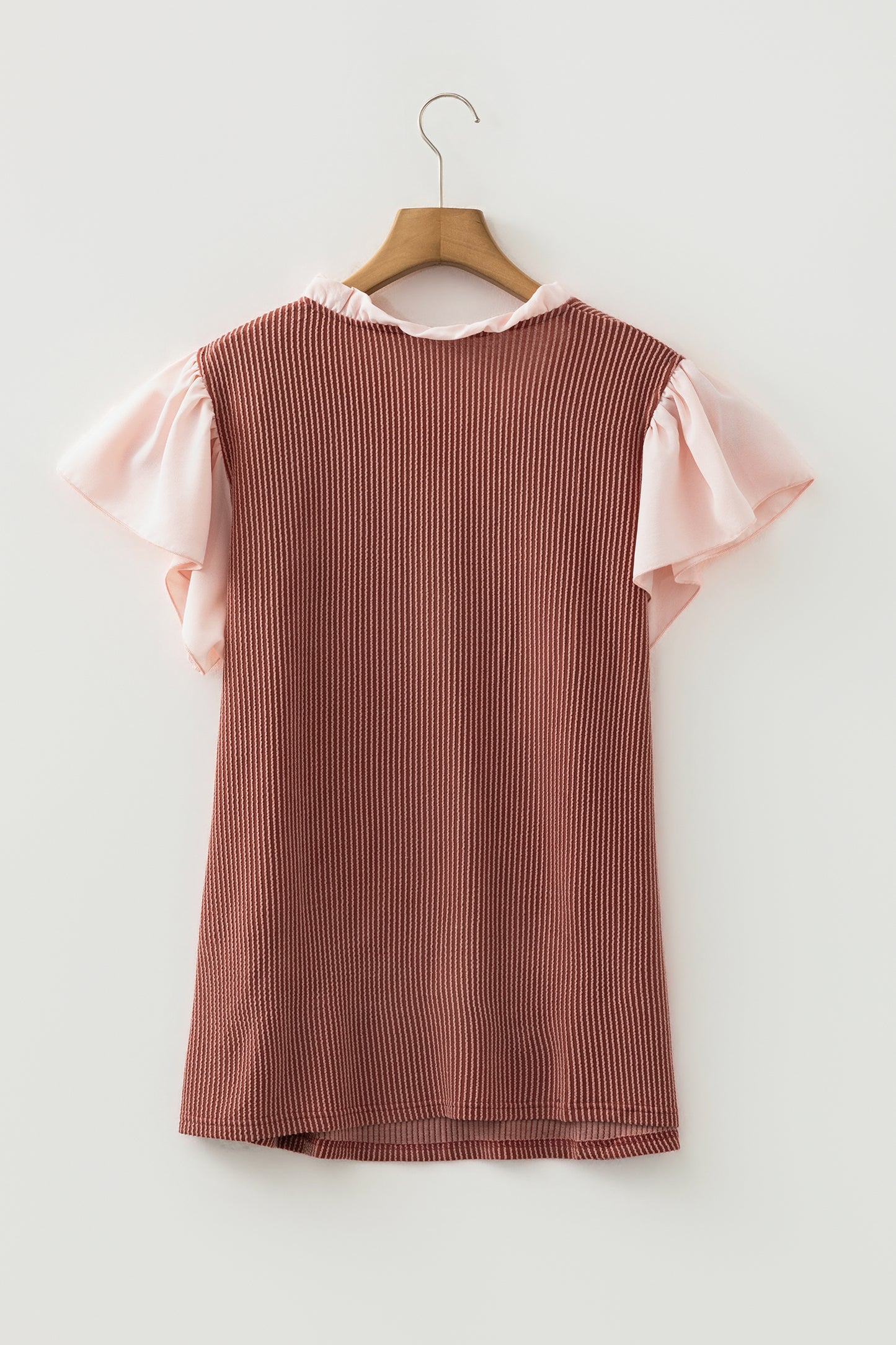 Rose Pink Textured Blouse