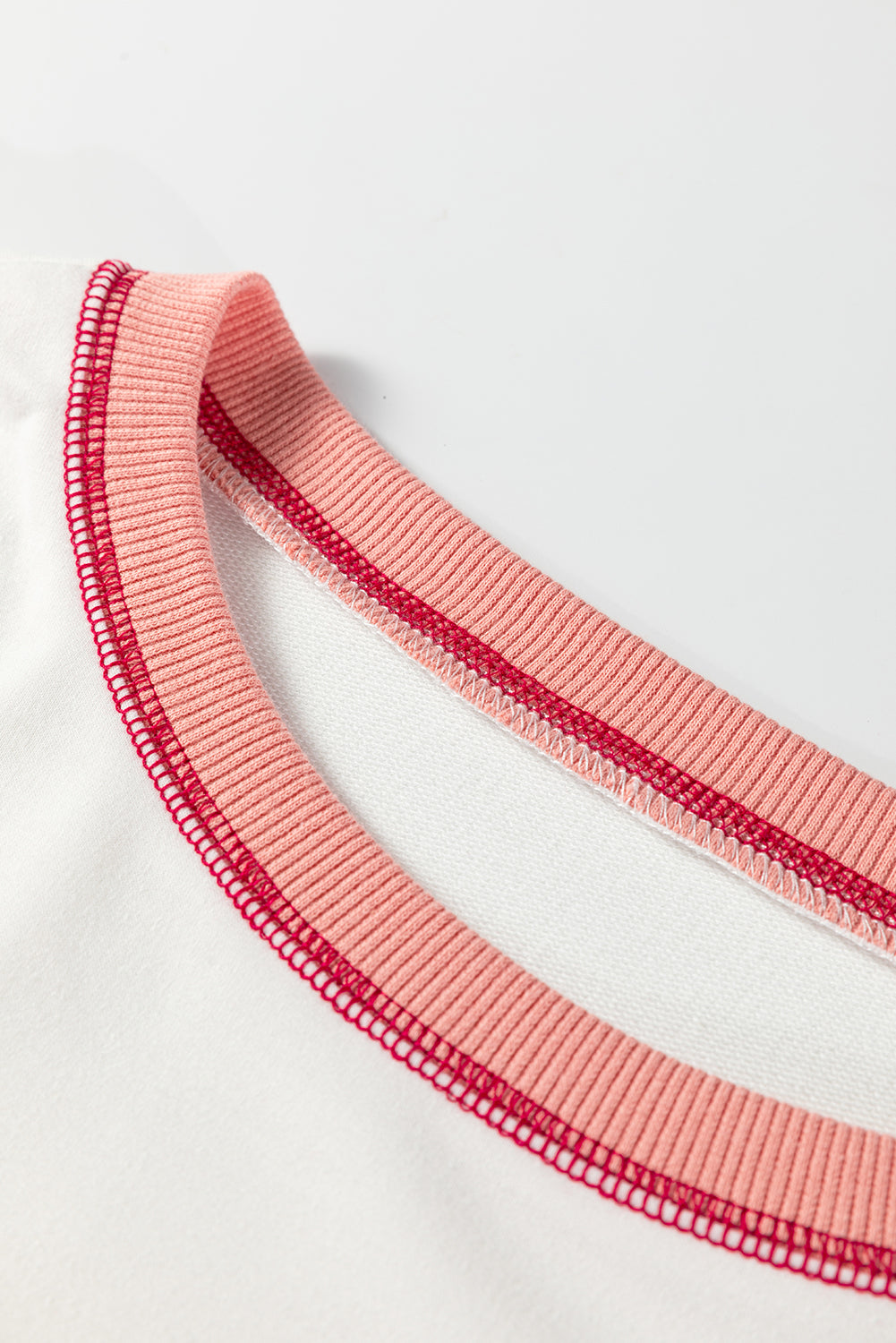 Red Stripe Plus Sweatshirt