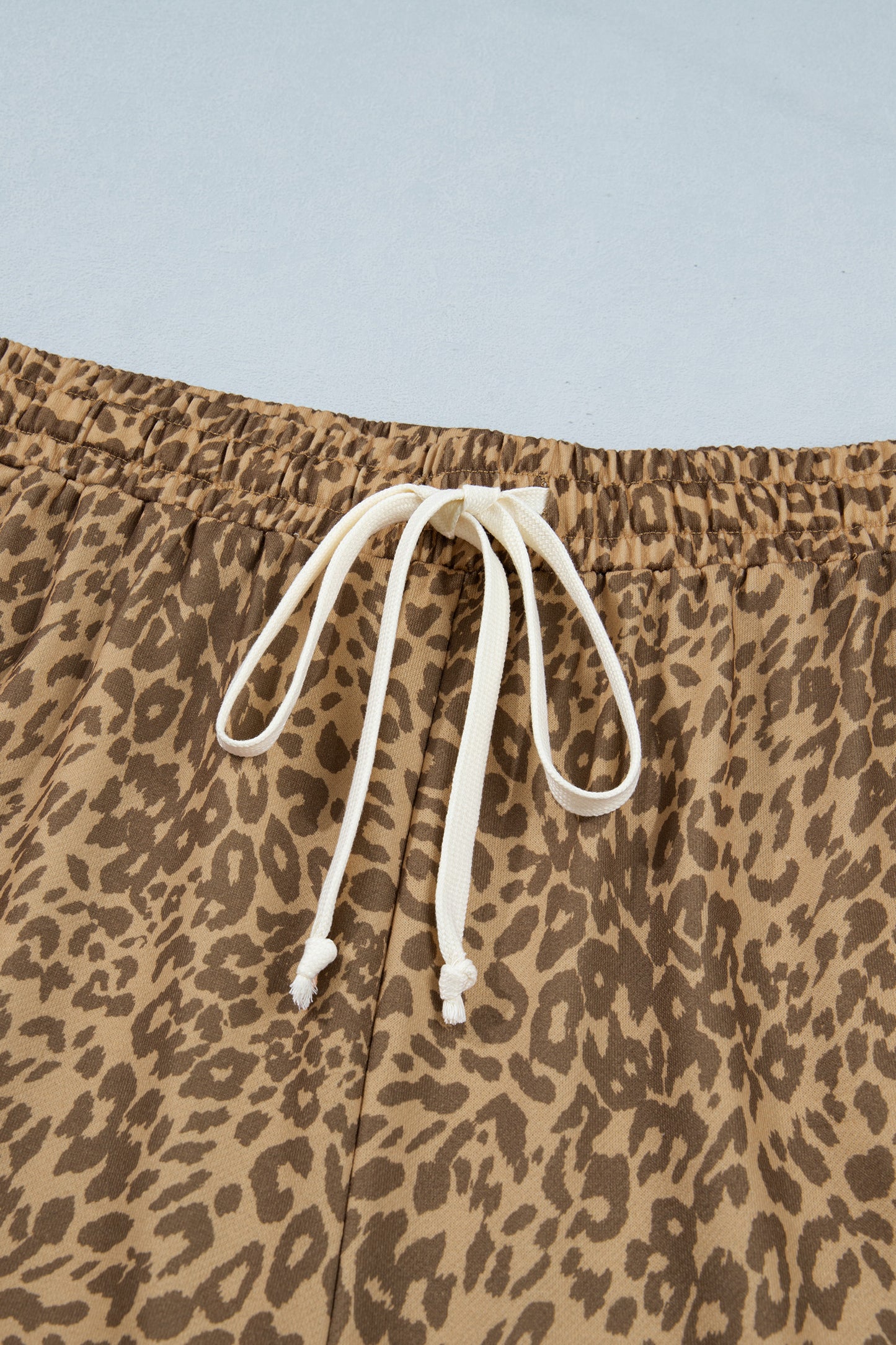 Plus Size Leopard Jogger Pants