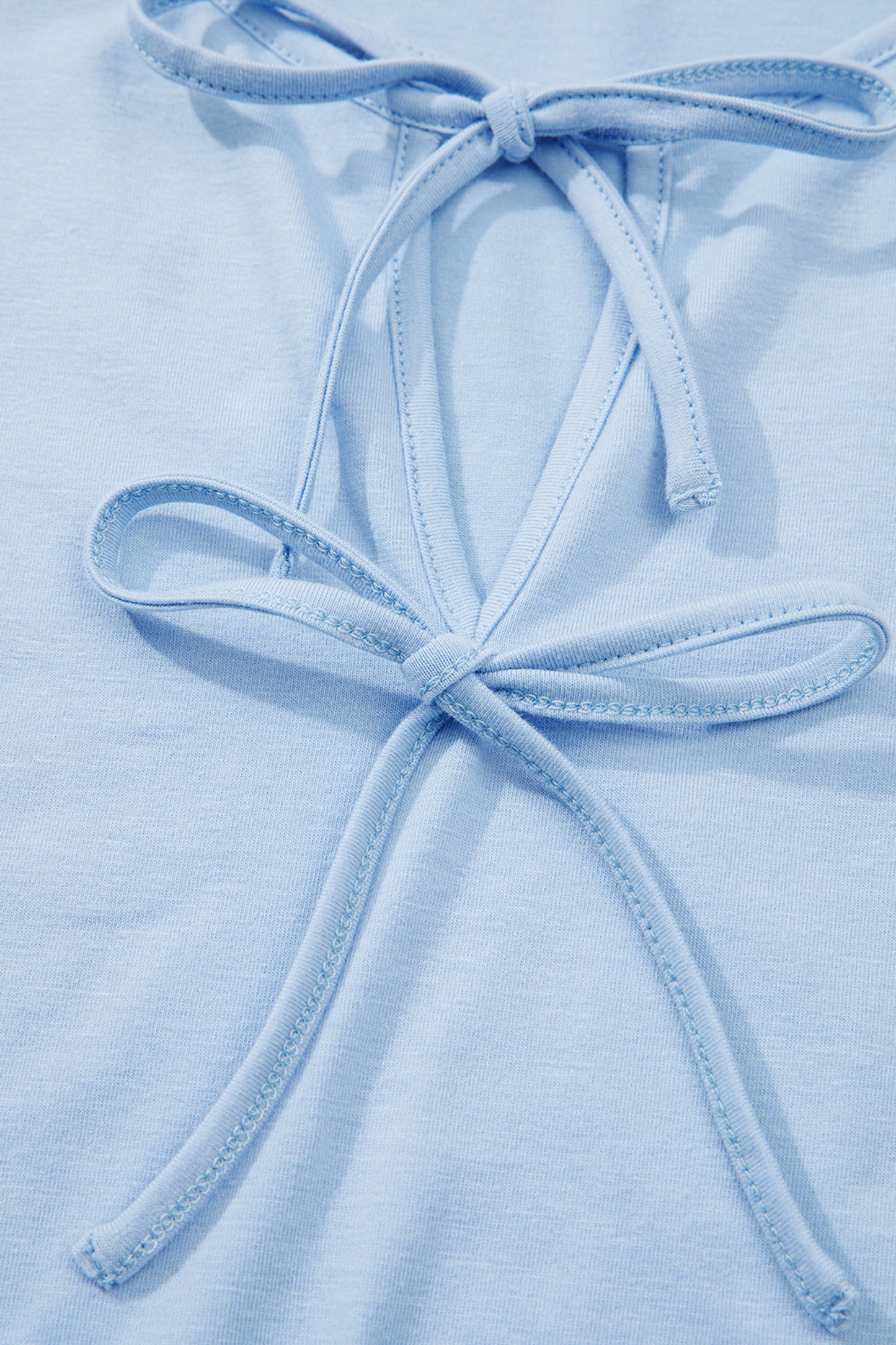 Baby Blue Bow Tank Top