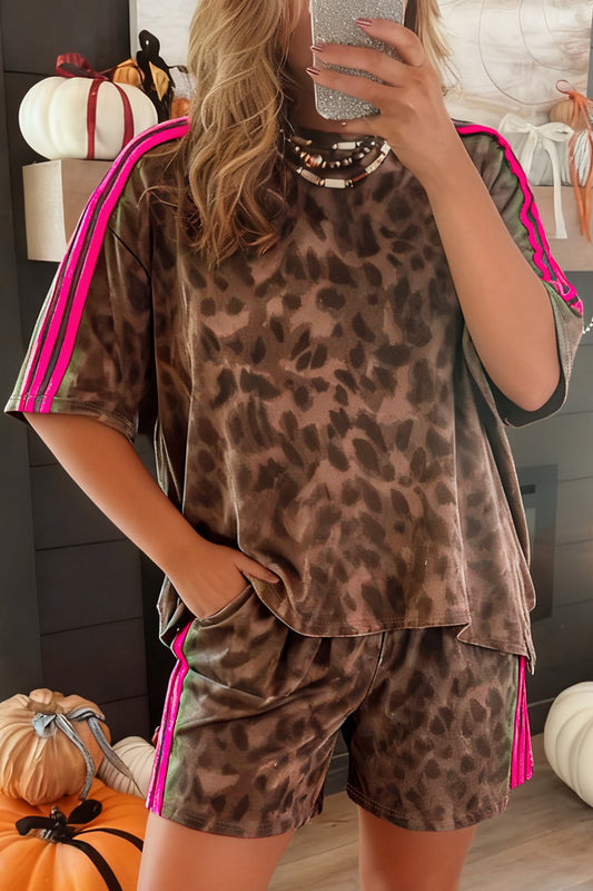 Cheetah Girl Short Set