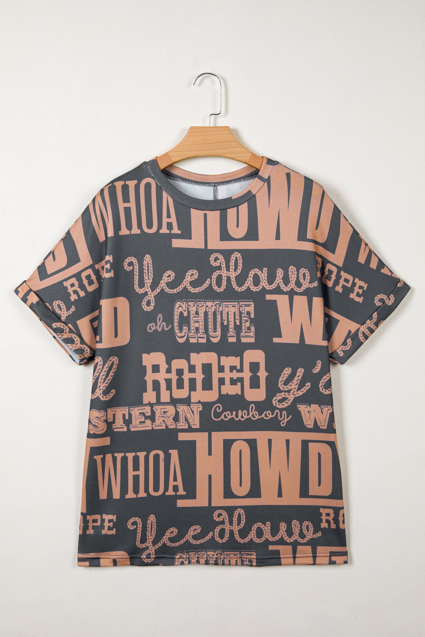 Brown Howdy Tee