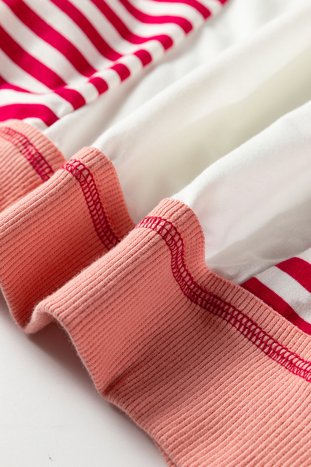 Red Stripe Plus Sweatshirt