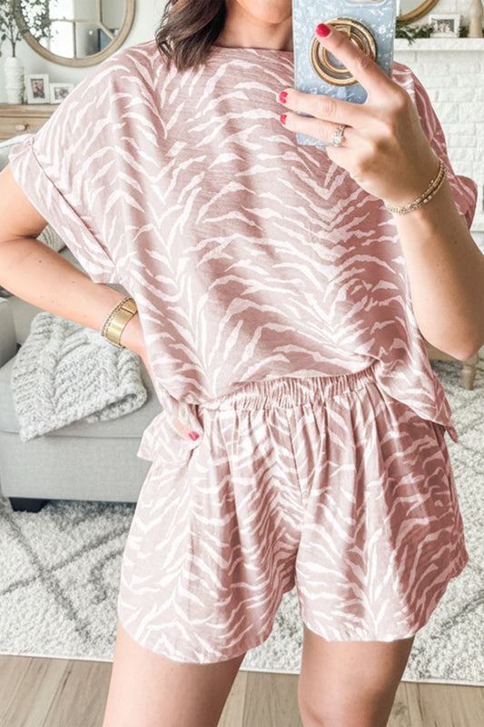 Pink ZeBruh Short Set