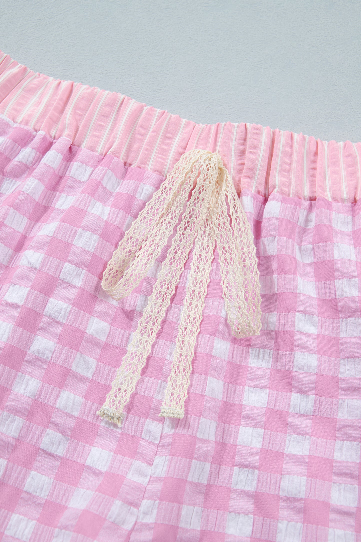 Pink Ruffle Shorts